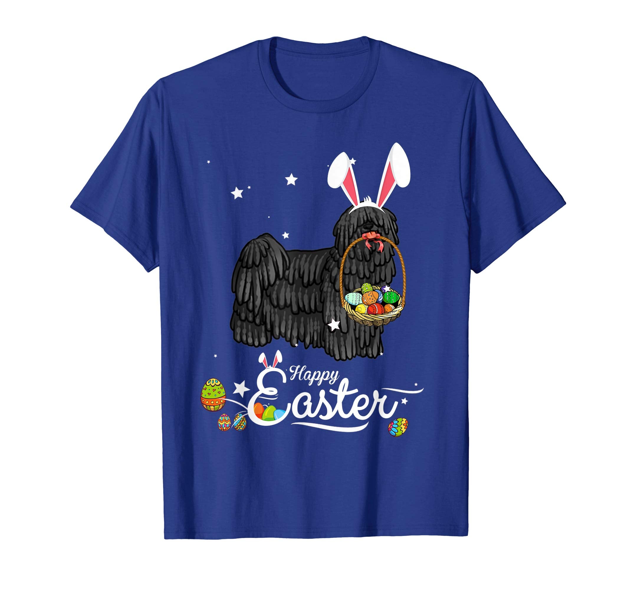 Puli Dog With Bunny Hat Easter Costume T Shirt