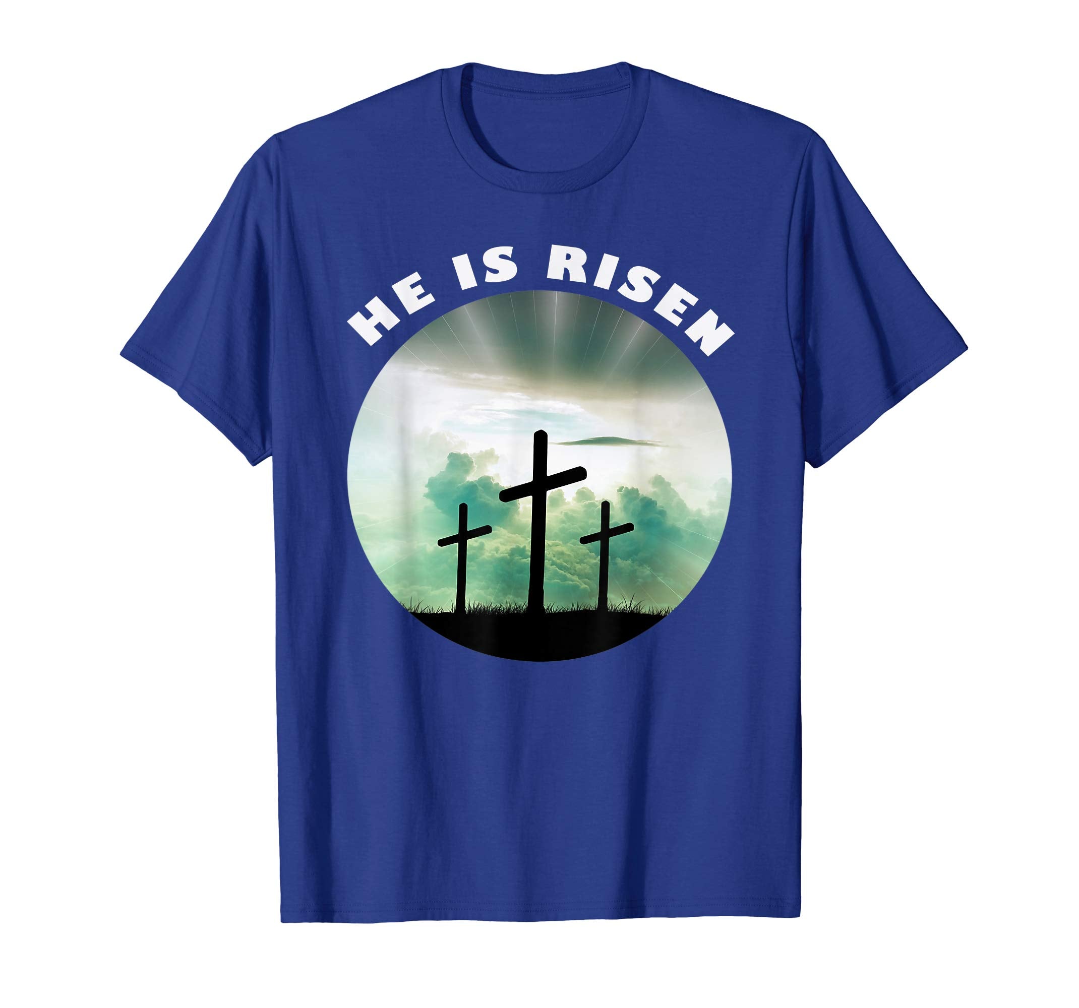 He is Risen Inspirational Cross Easter Jesus Worship Shirt