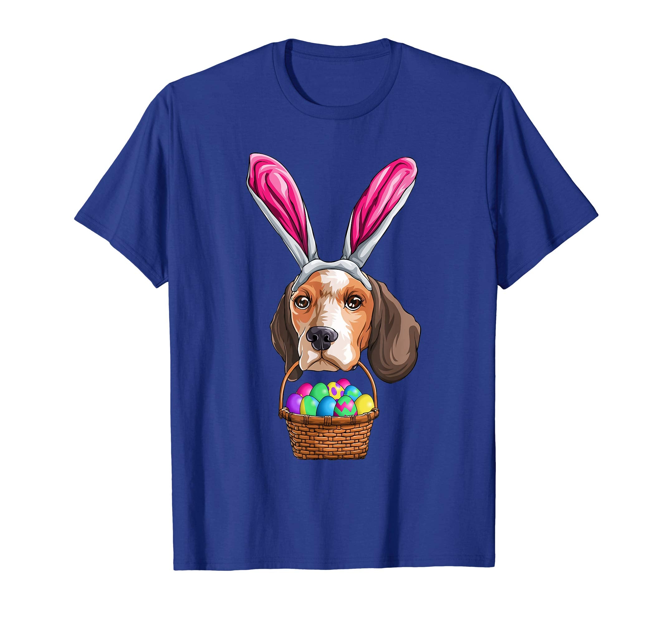 Easter Beagle T Shirt Men Women Kids Bunny Basket Eggs Gift