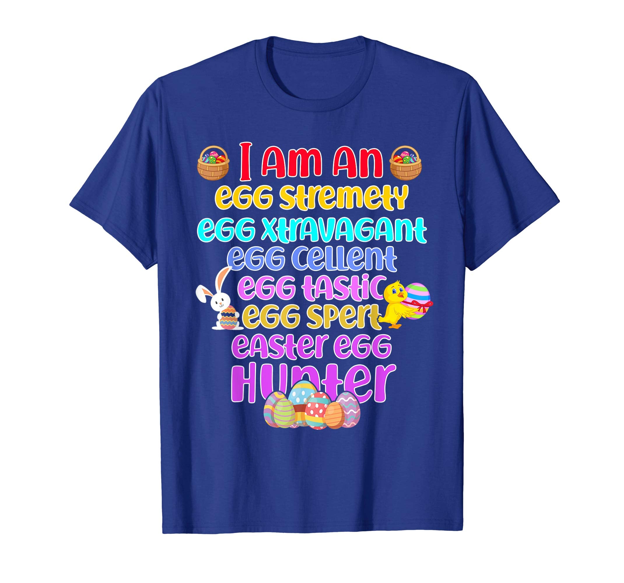 EggSpert EggCellent Egg Hunter T Shirt Easter Gift
