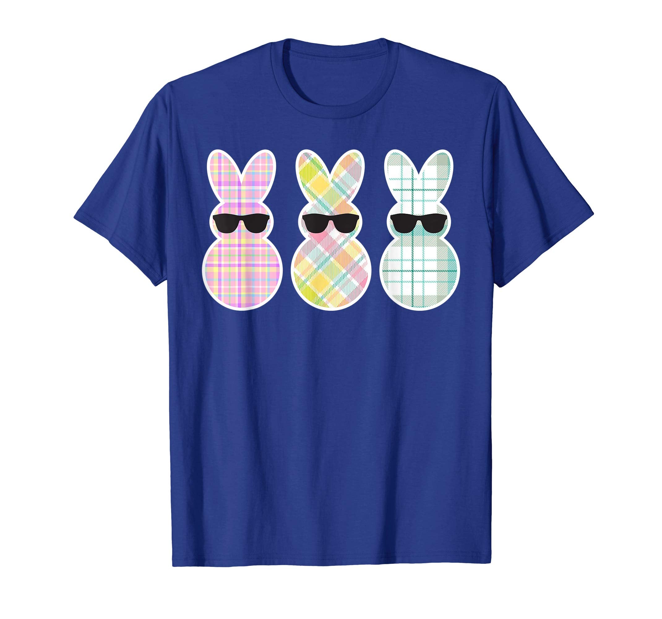 Cute Peeps- Bunny Easter Plaid T shirt -Happy Easter Gift