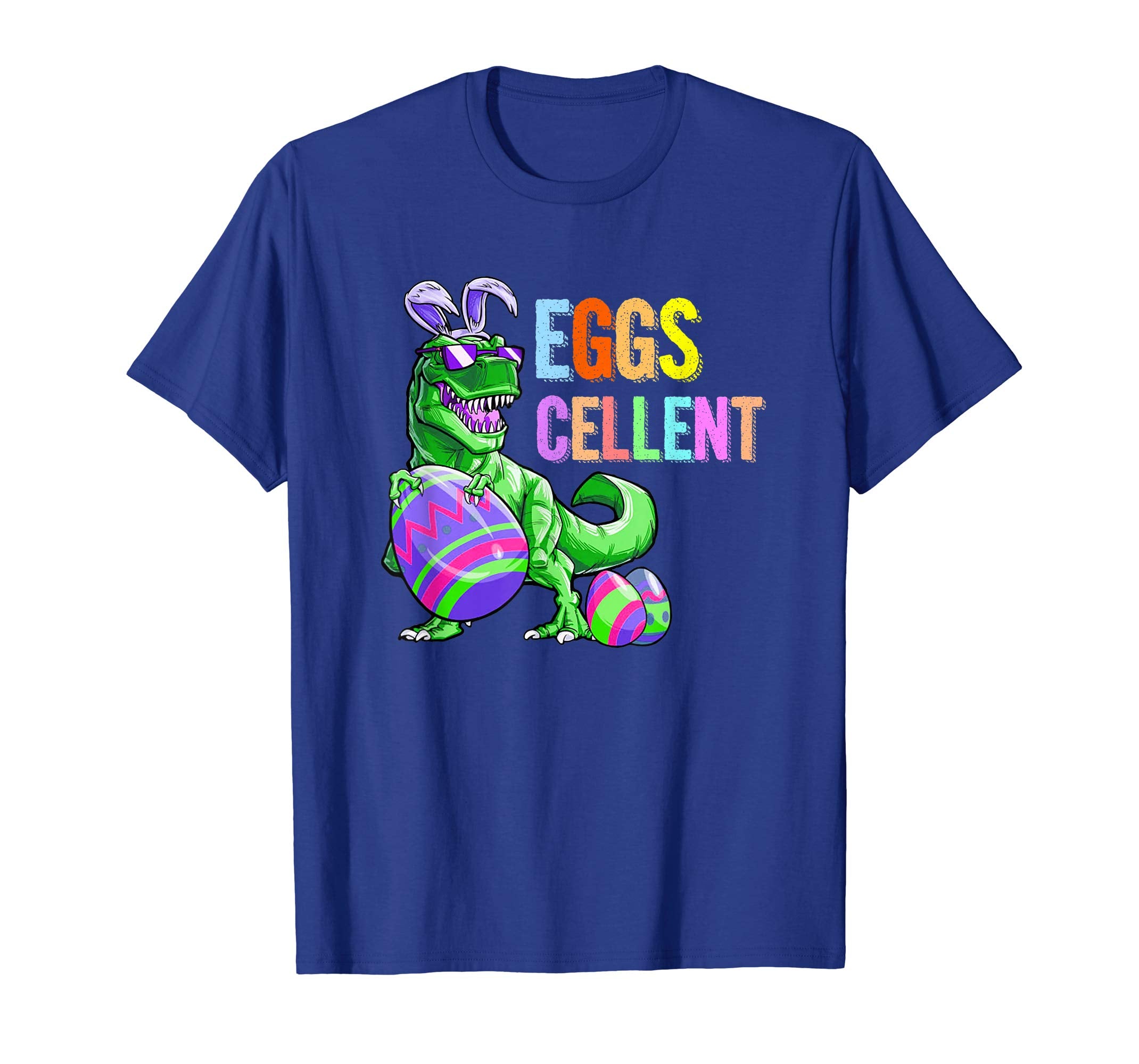 Dinosaur T Rex Rabbit Easter Eggs Cellent Funny T Shirt