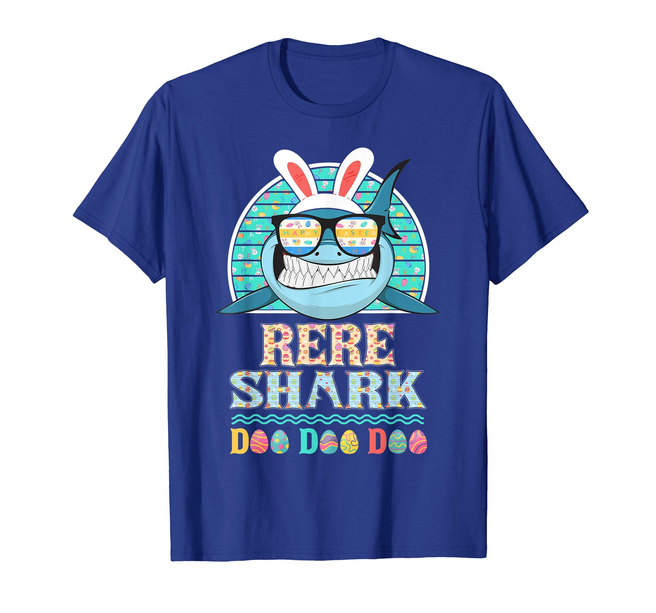 Funny Rere Shark Happy Easter Day Gift Family Shirt