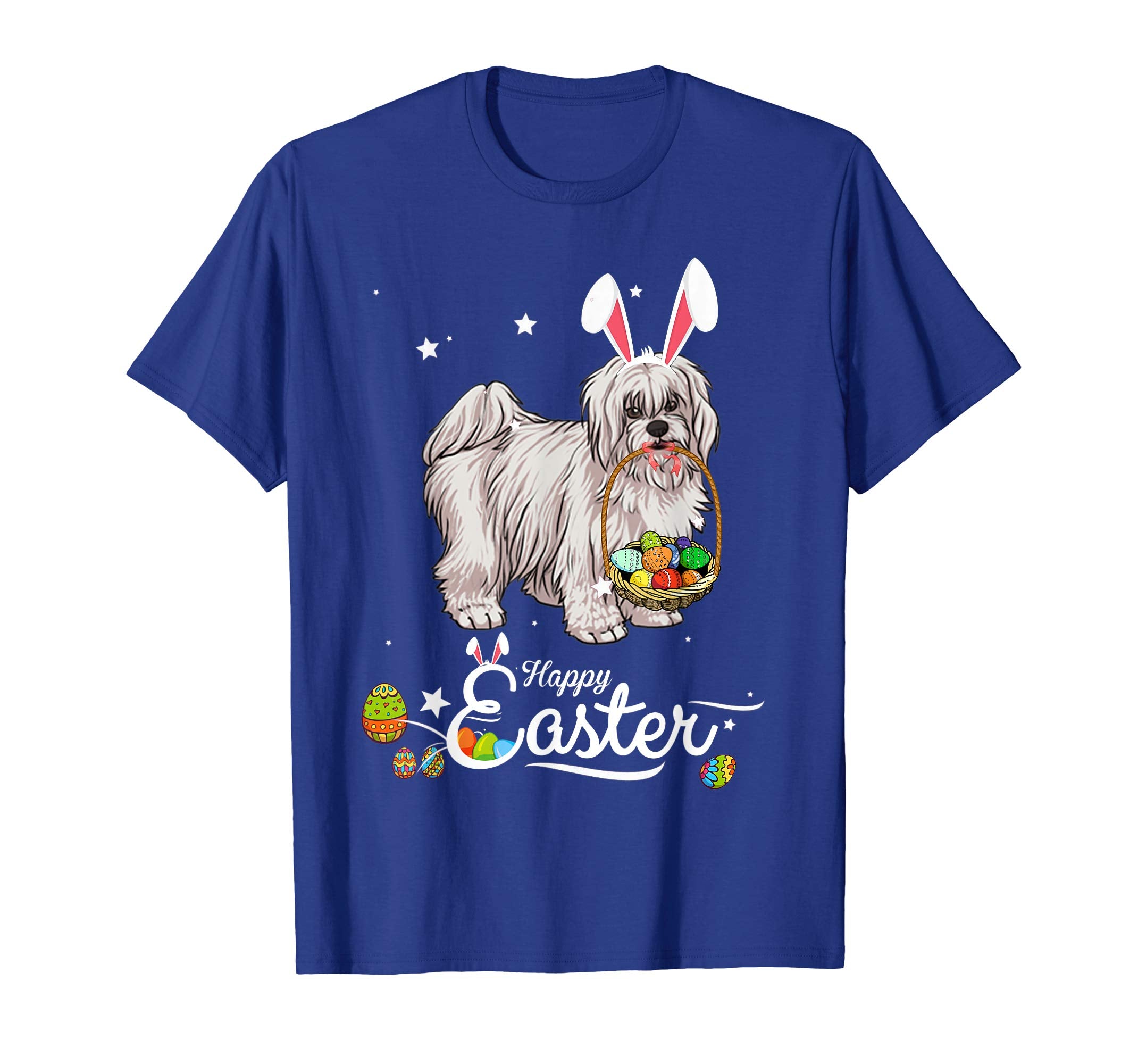 Coton De Tulear Dog With Bunny Hat Easter Costume T Shirt