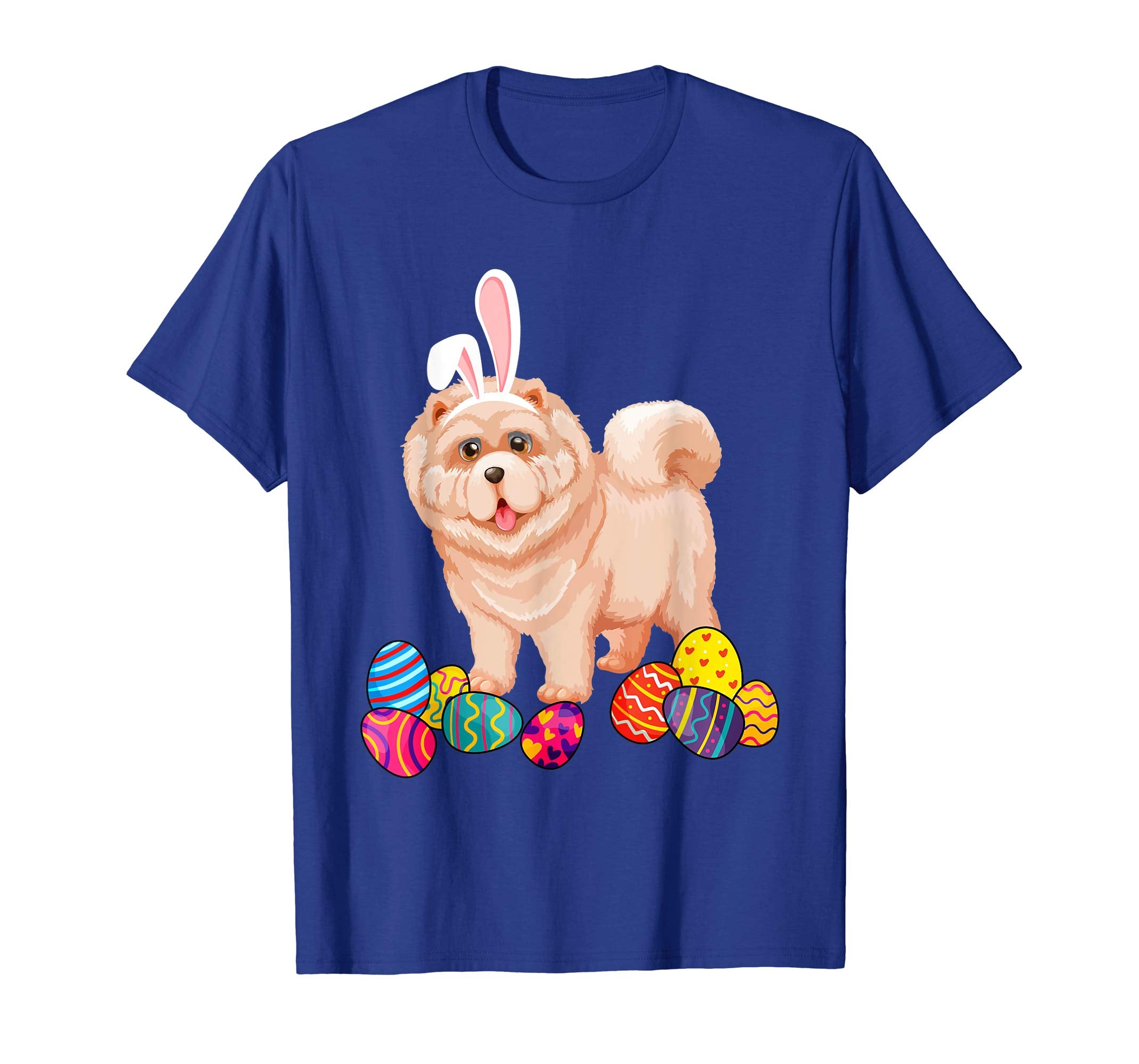 Chow Chow Bunny Ear With Egg Easter Easter Day Shirt