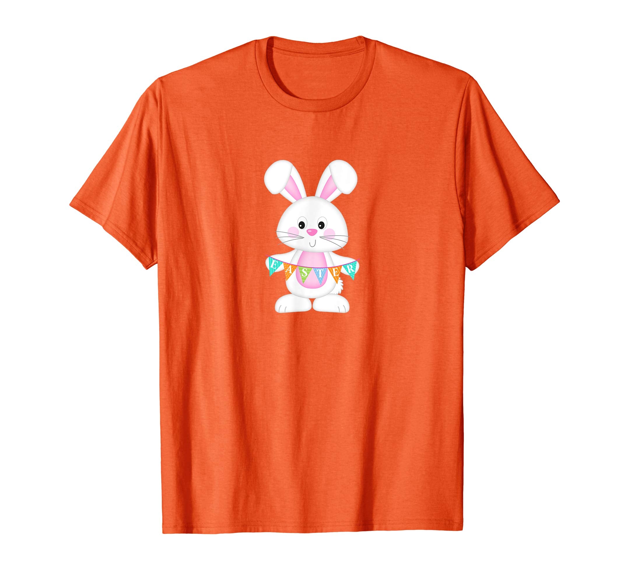 Cute Easter T-Shirt with Bunny and Easter Banner