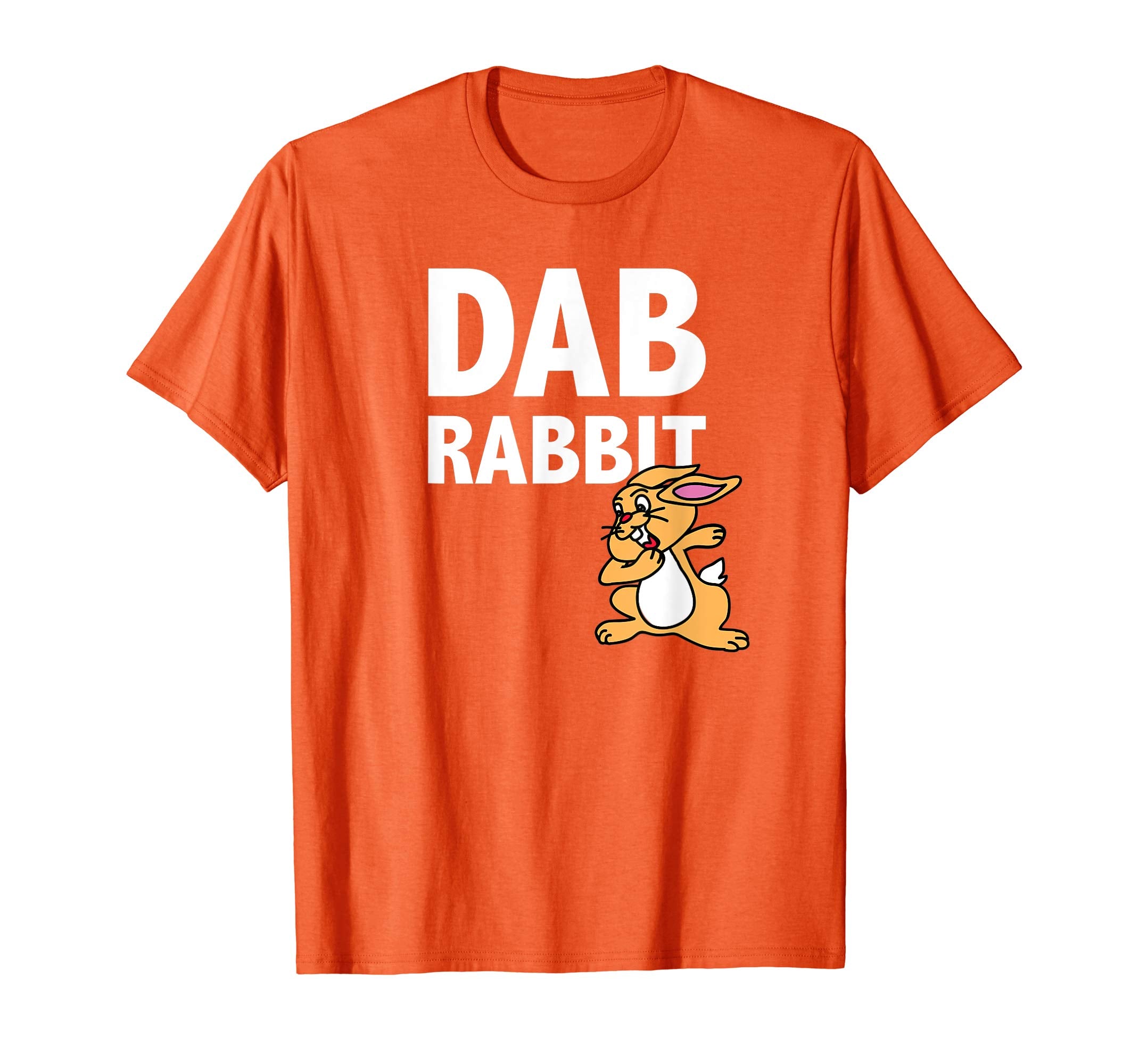 Funny Dabbing Rabbit Easter Tee Shirt Boys Girls Teens