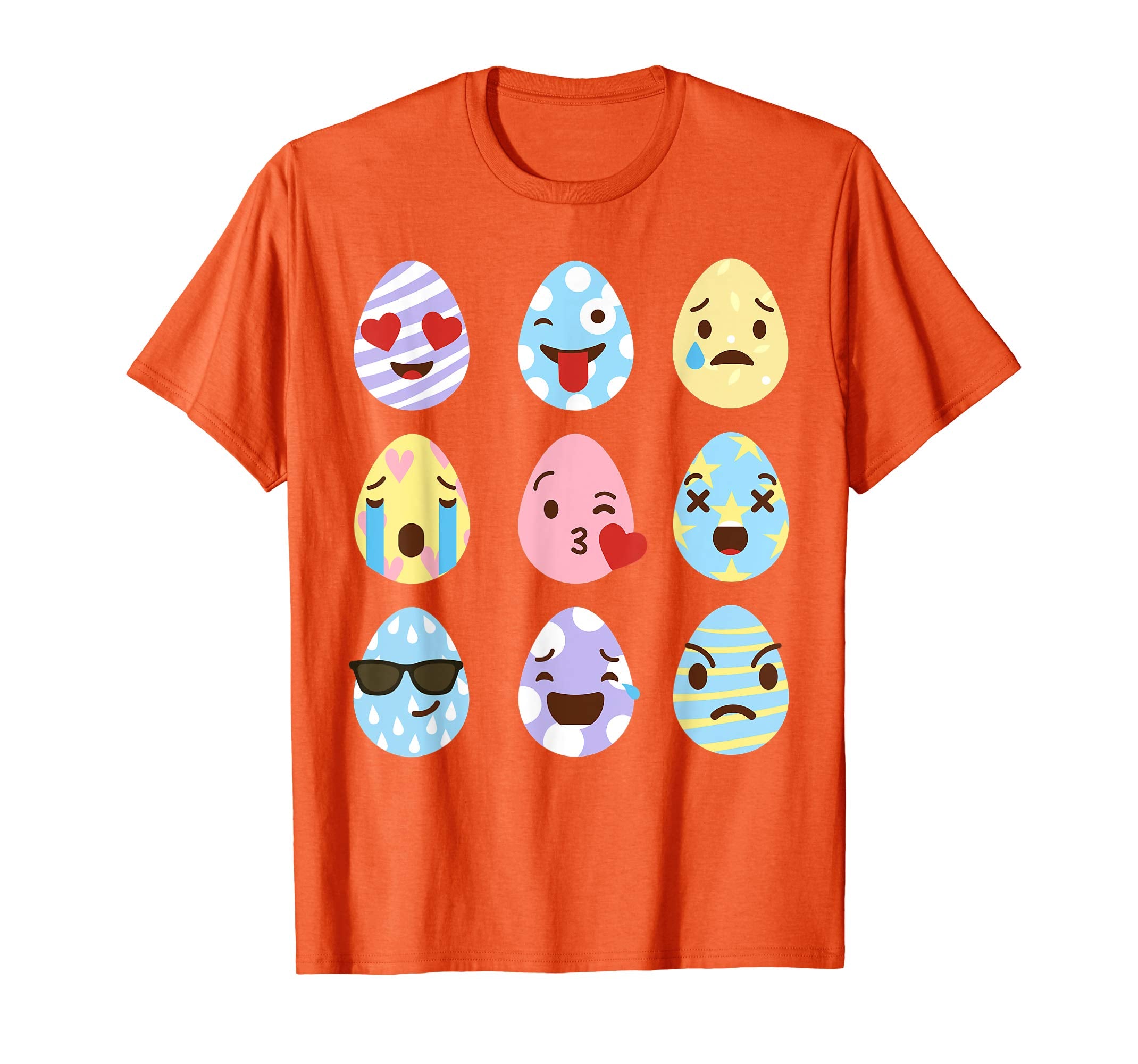 Funny Easter Eggs Emoji Shirt Kids Women Gifts