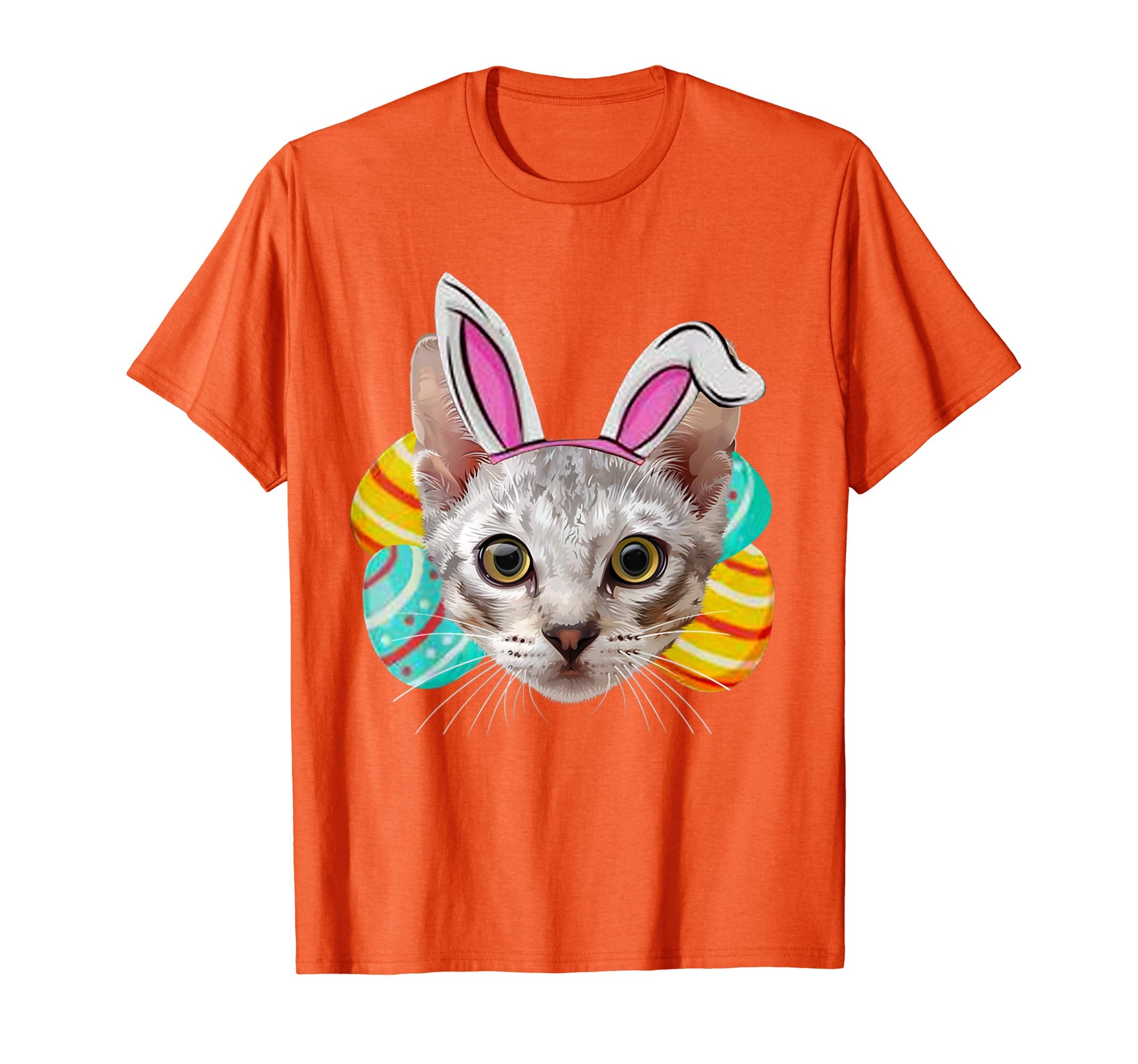 Cat Easter Bunny Lover T-Shirt Funny Costume Gift Tee