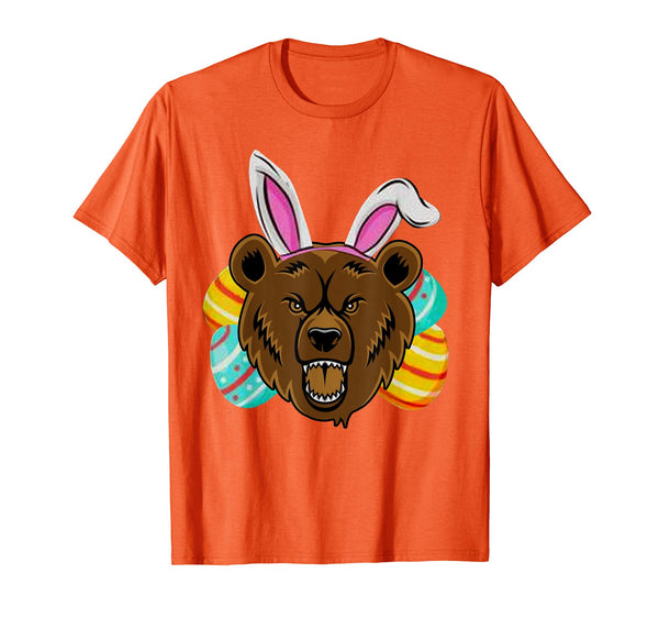 Bear Easter Bunny Lover T-Shirt Funny Costume Gift Tee