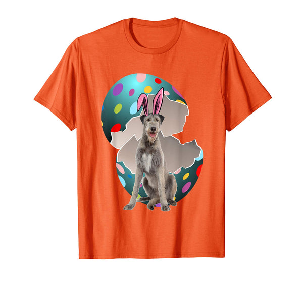 Irish Wolfhound Dad Mom Easter Day Gift T shirt