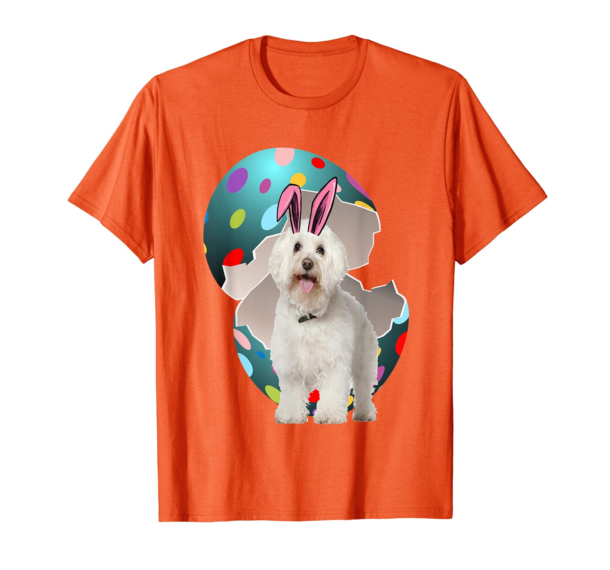 Bichon Frise Dad Mom Easter Day Gift T shirt