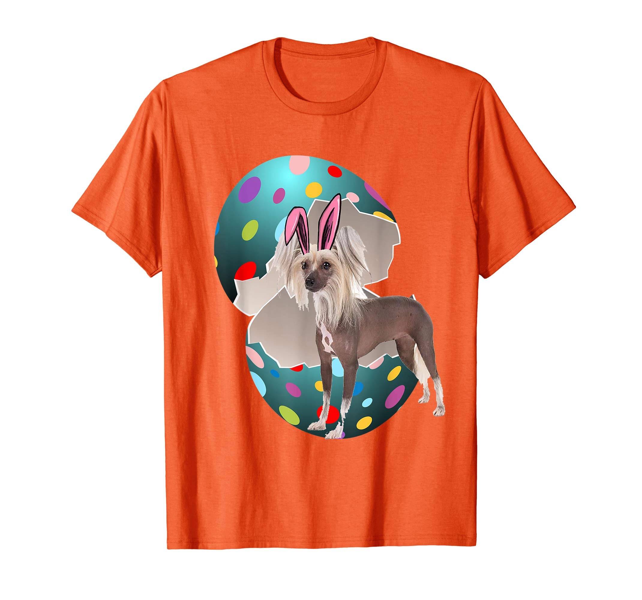Chinese Crested Dad Mom Easter Day Gift T shirt