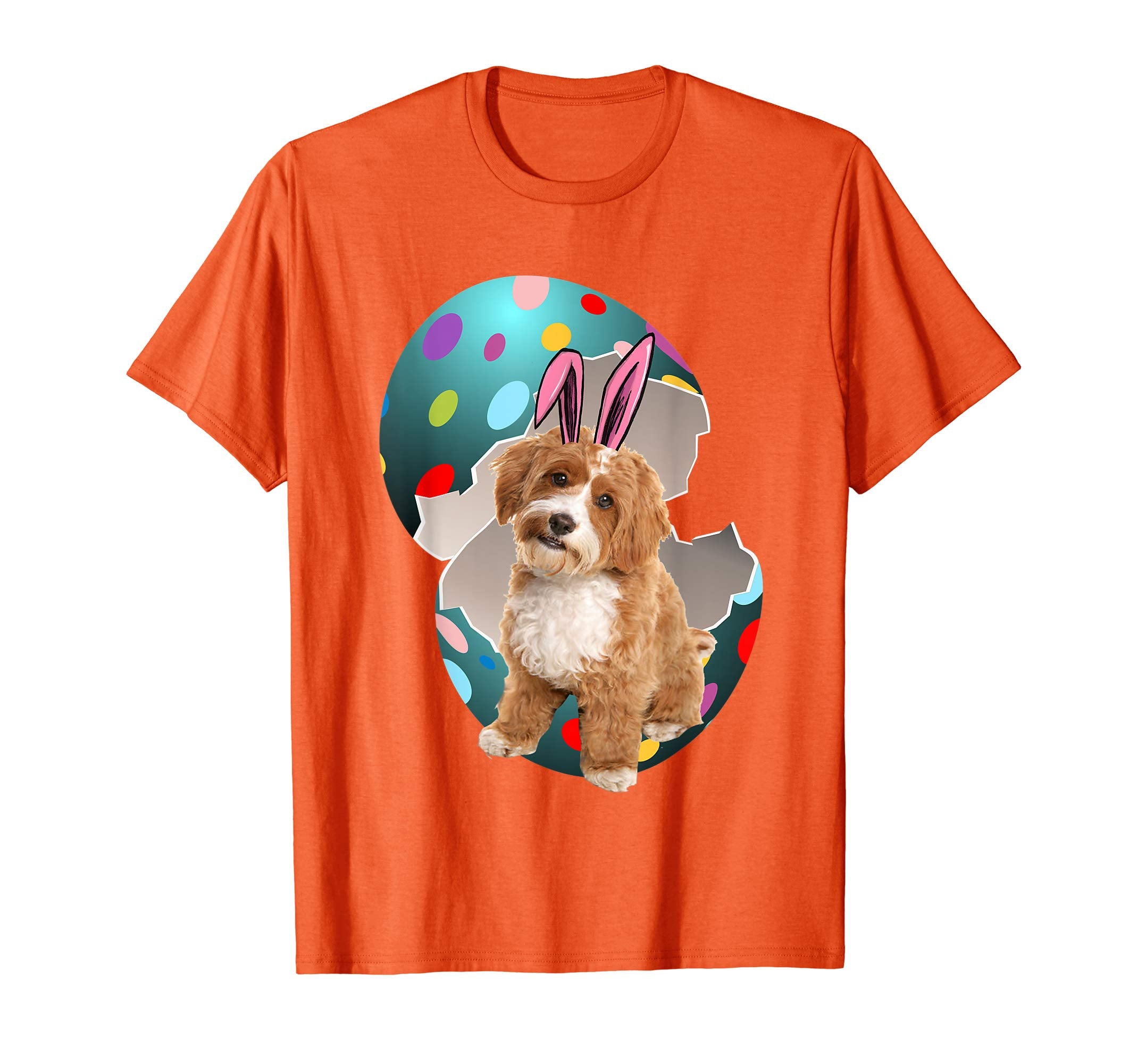 Cavapoo Dad Mom Easter Day Gift T shirt