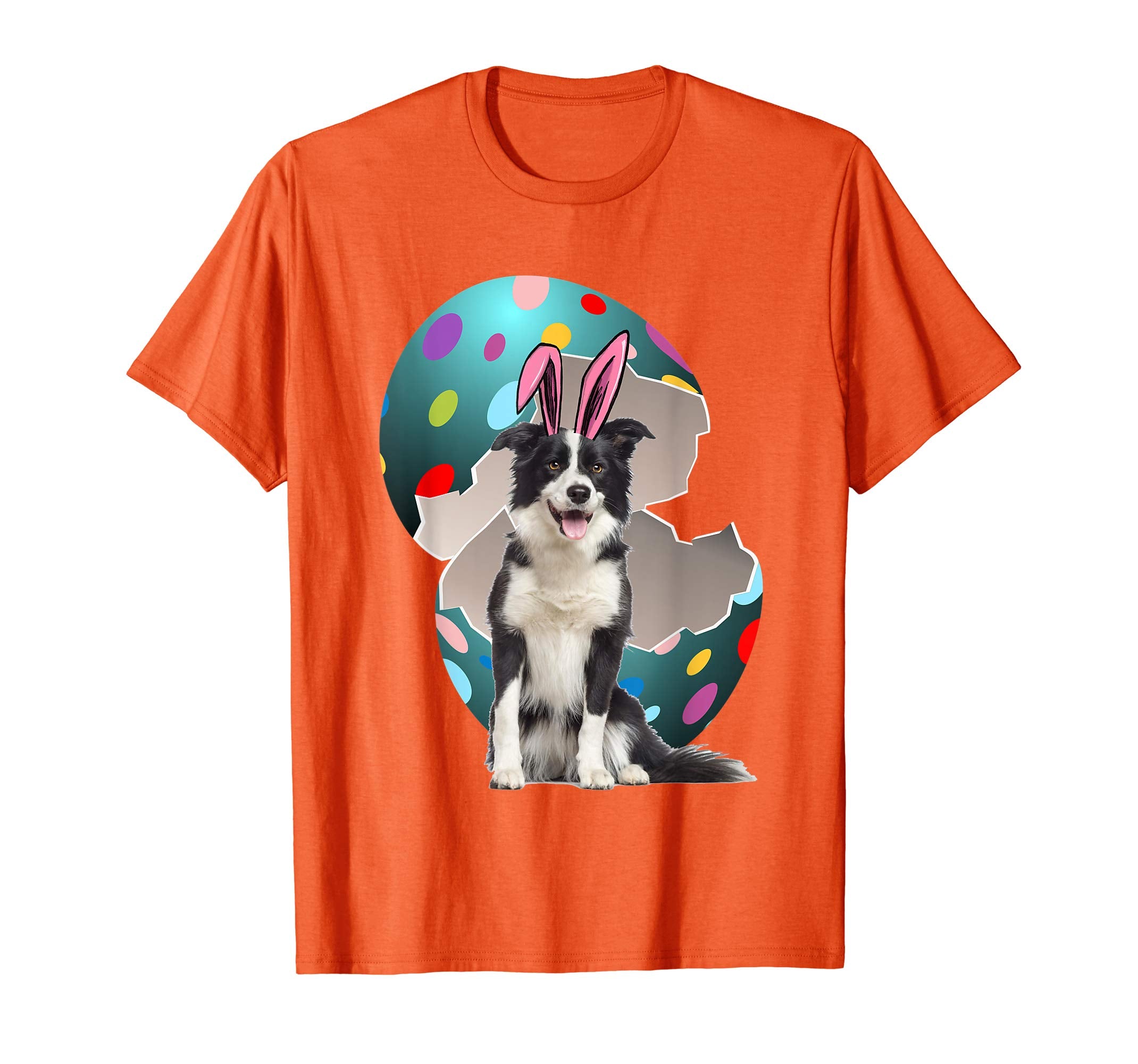 Border Collie Dad Mom Easter Day Gift T shirt