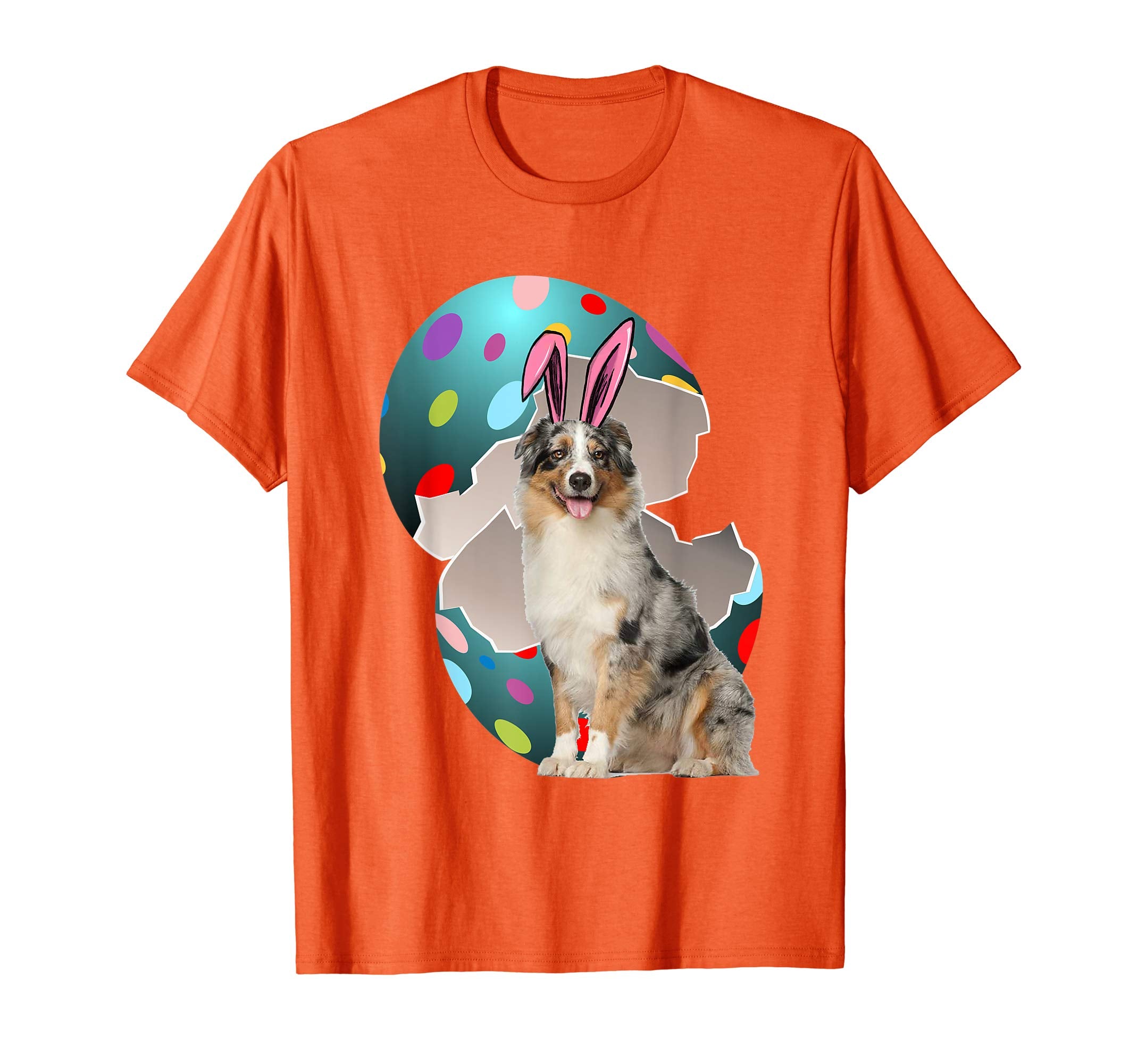 Australian Shepherd Dad Mom Easter Day Gift T shirt