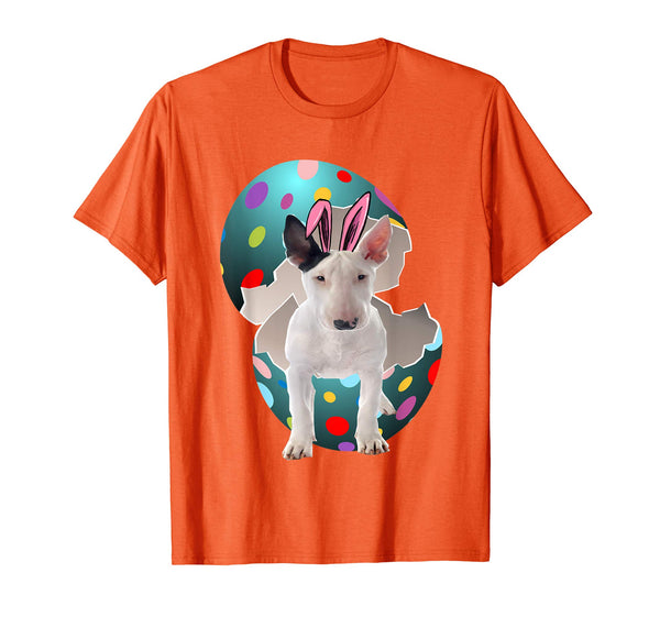Bull Terrier Dad Mom Easter Day Gift T shirt