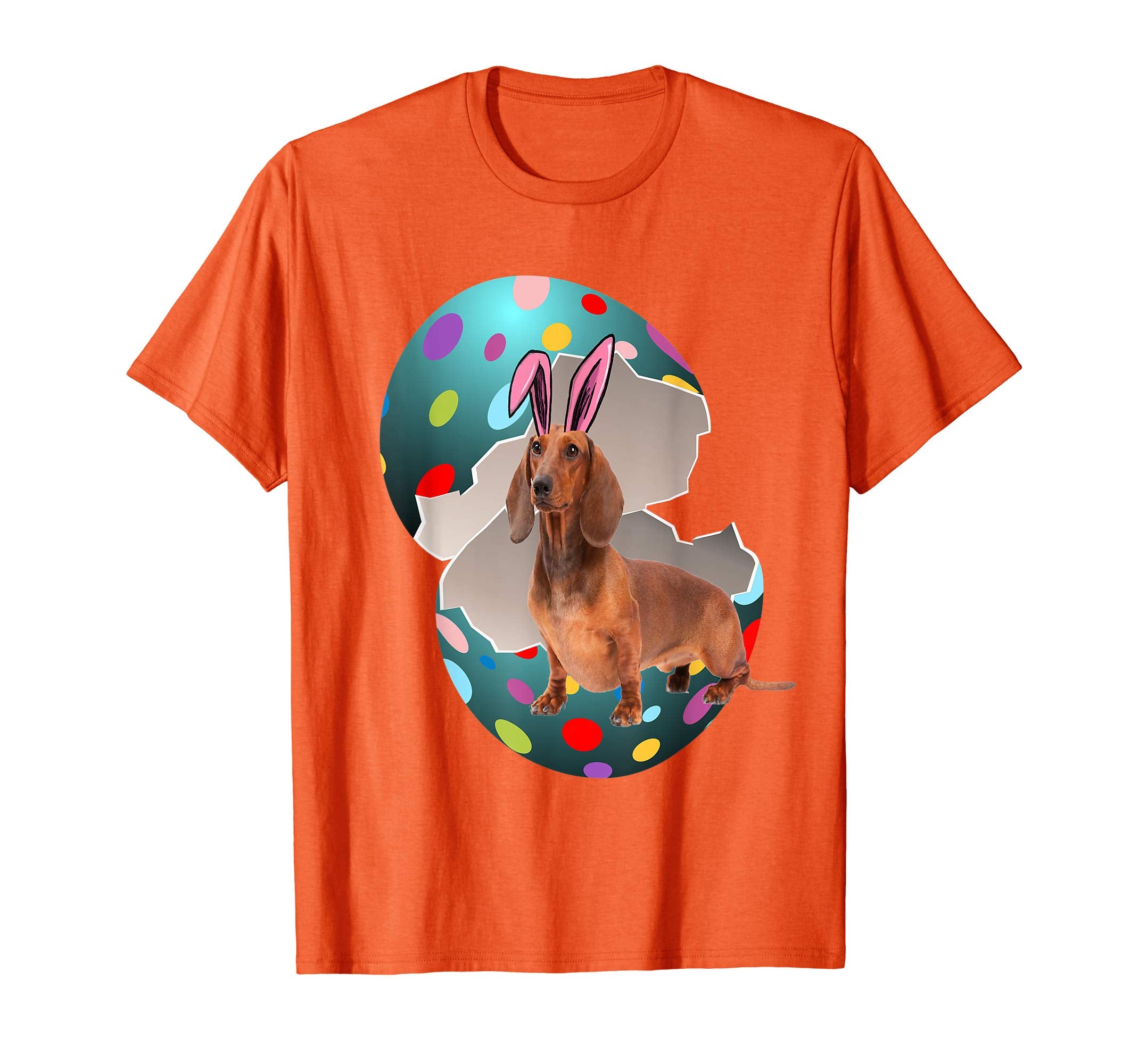 Dachshund Dad Mom Easter Day Gift T shirt