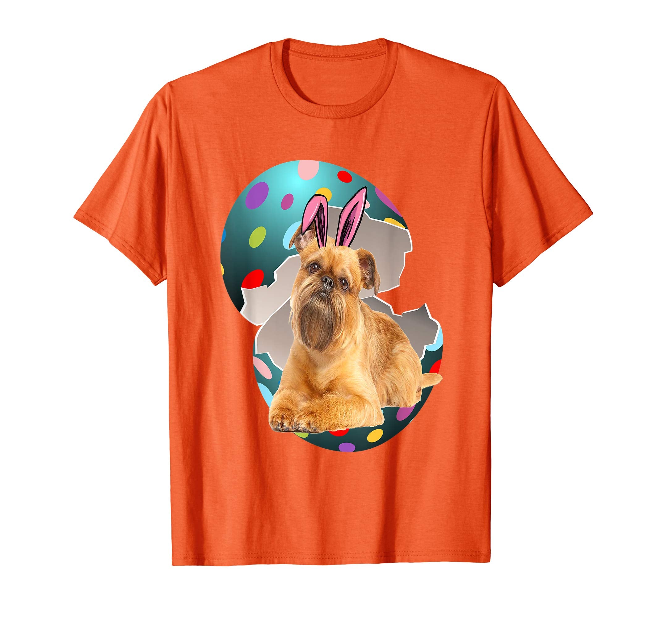 Brussels Griffon Dad Mom Easter Day Gift T shirt
