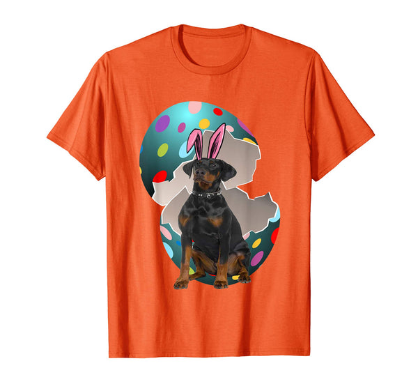 Dobie Dad Mom Easter Day Gift T shirt