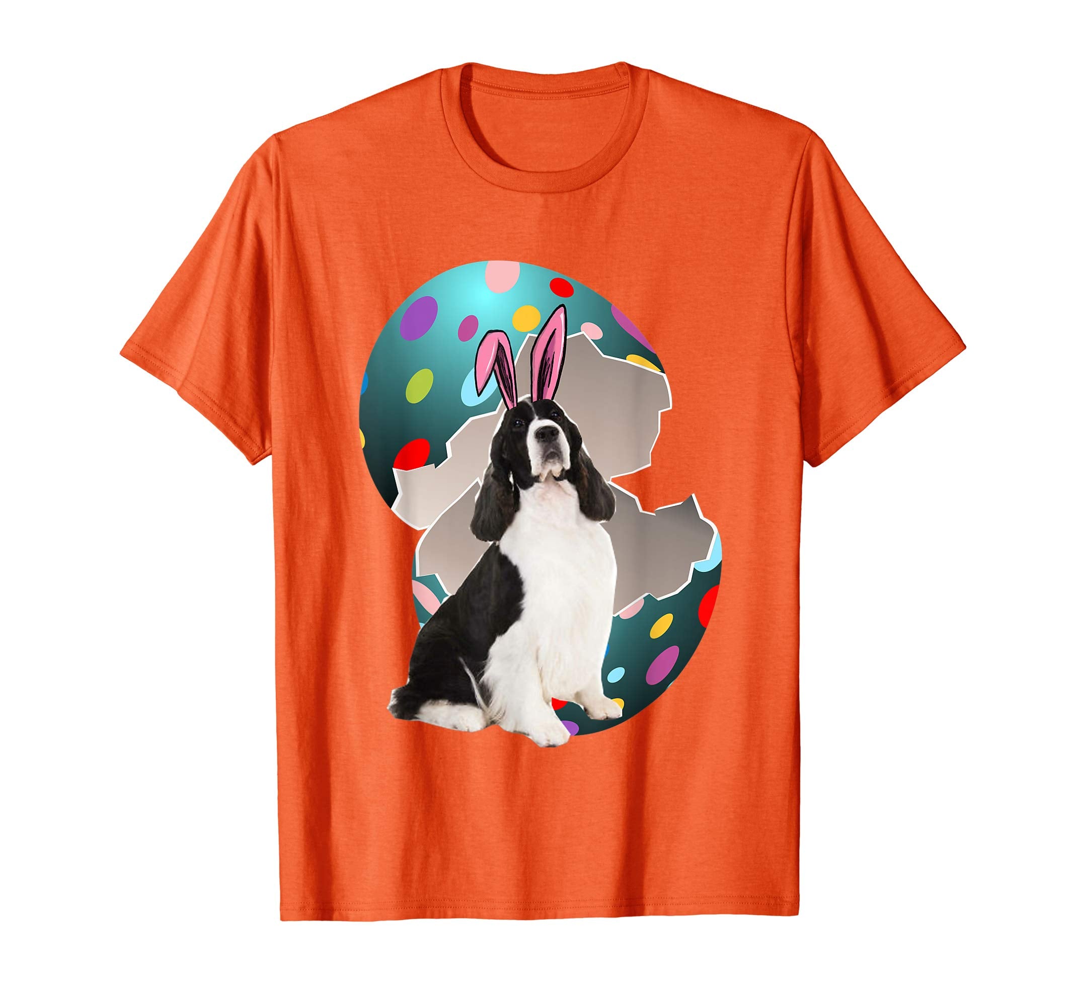 English Springer Spaniel Dad Mom Easter Day Gift T shirt