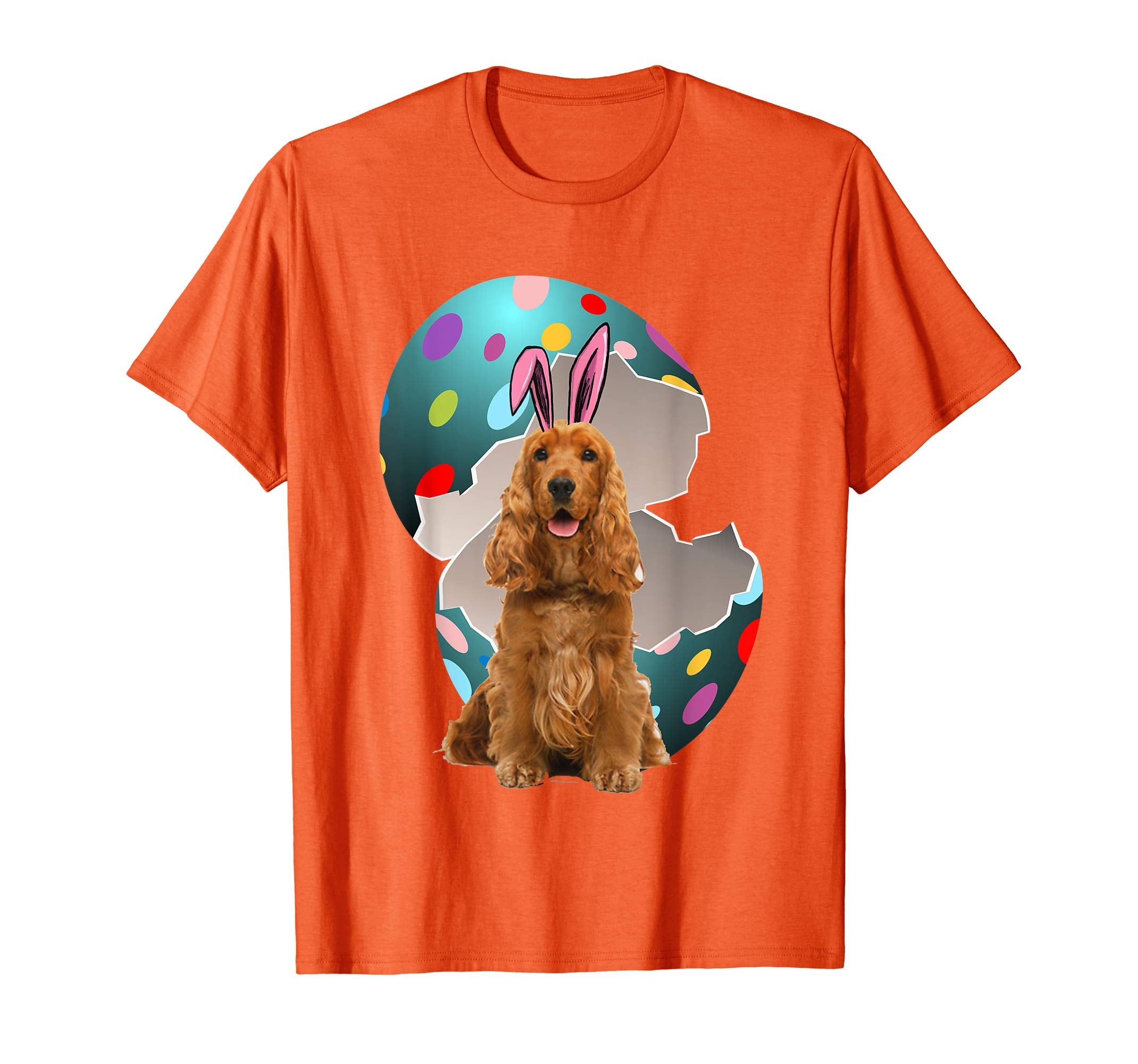Cocker Spaniel Dad Mom Easter Day Gift T shirt