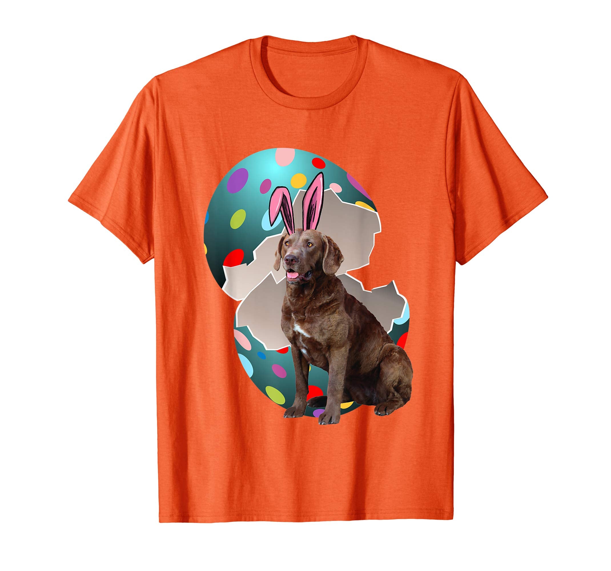 Chesapeake Bay Retriever Dad Mom Easter Day Gift T shirt