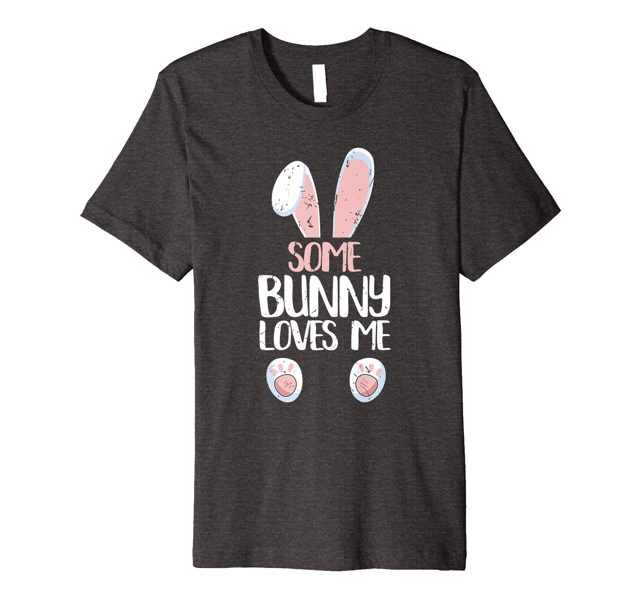 Some Bunny Loves Me Cute Easter Couple Gift T-Shirt