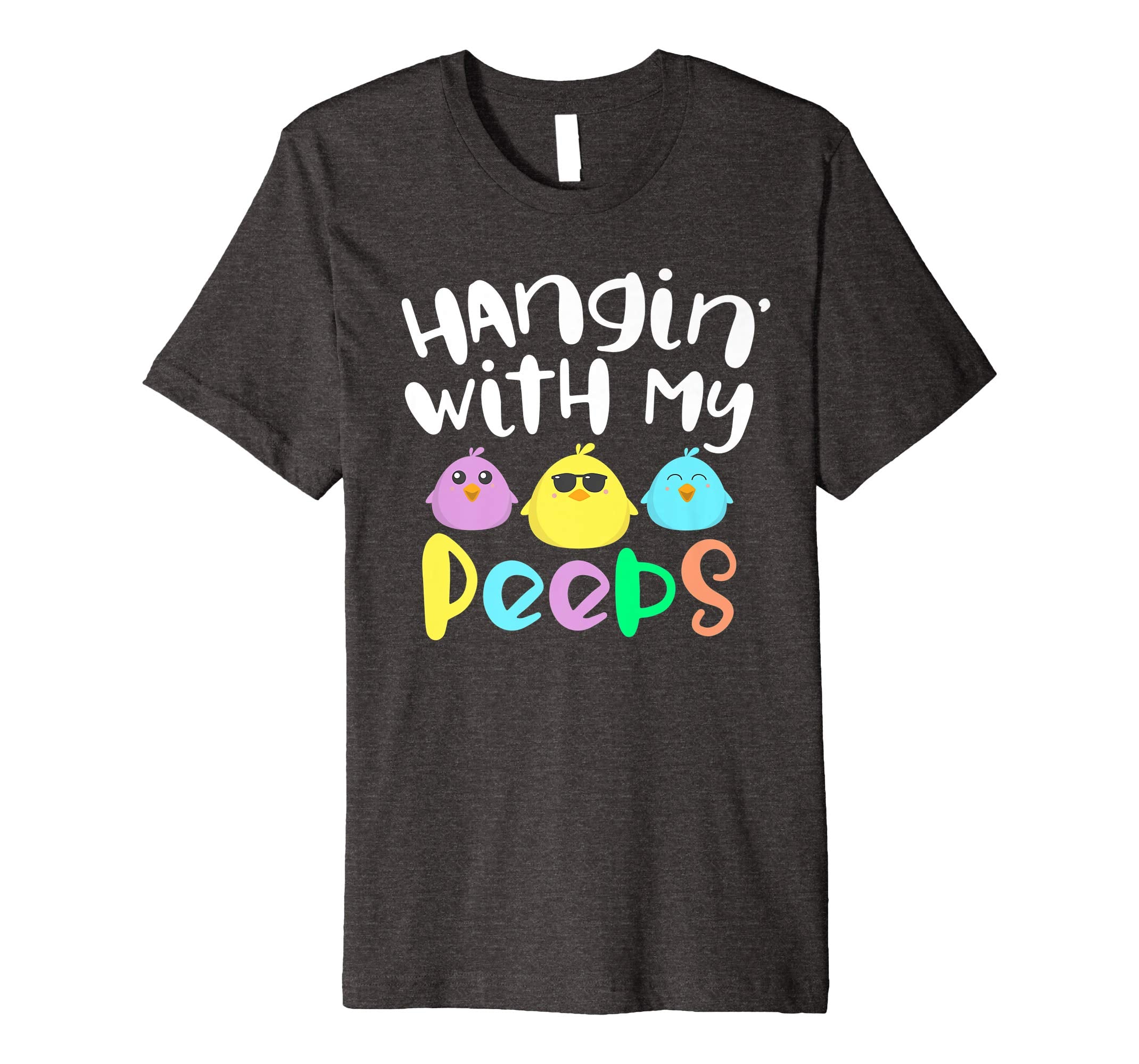 Hanging With My Peeps Happy Easter Kids Boys Girls T Shirt