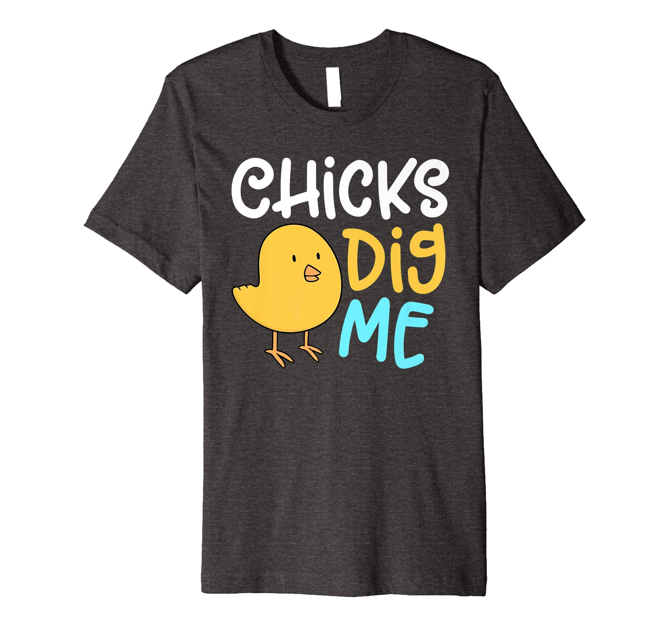 Chicks Dig Me Egg Hunt Happy Easter Kids Boys Girls T Shirt