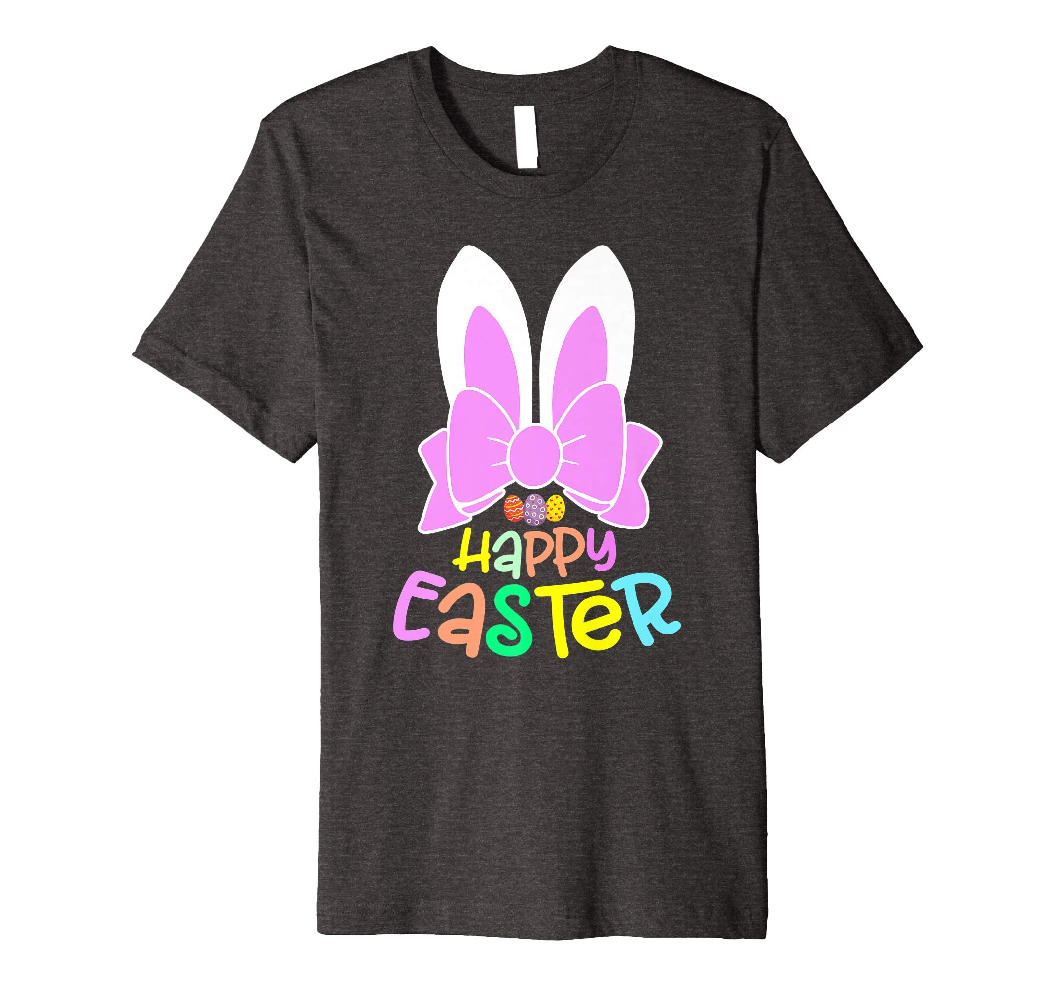 Bunny Ears Eggs Happy Easter Kids Boys Girls T Shirt Gift