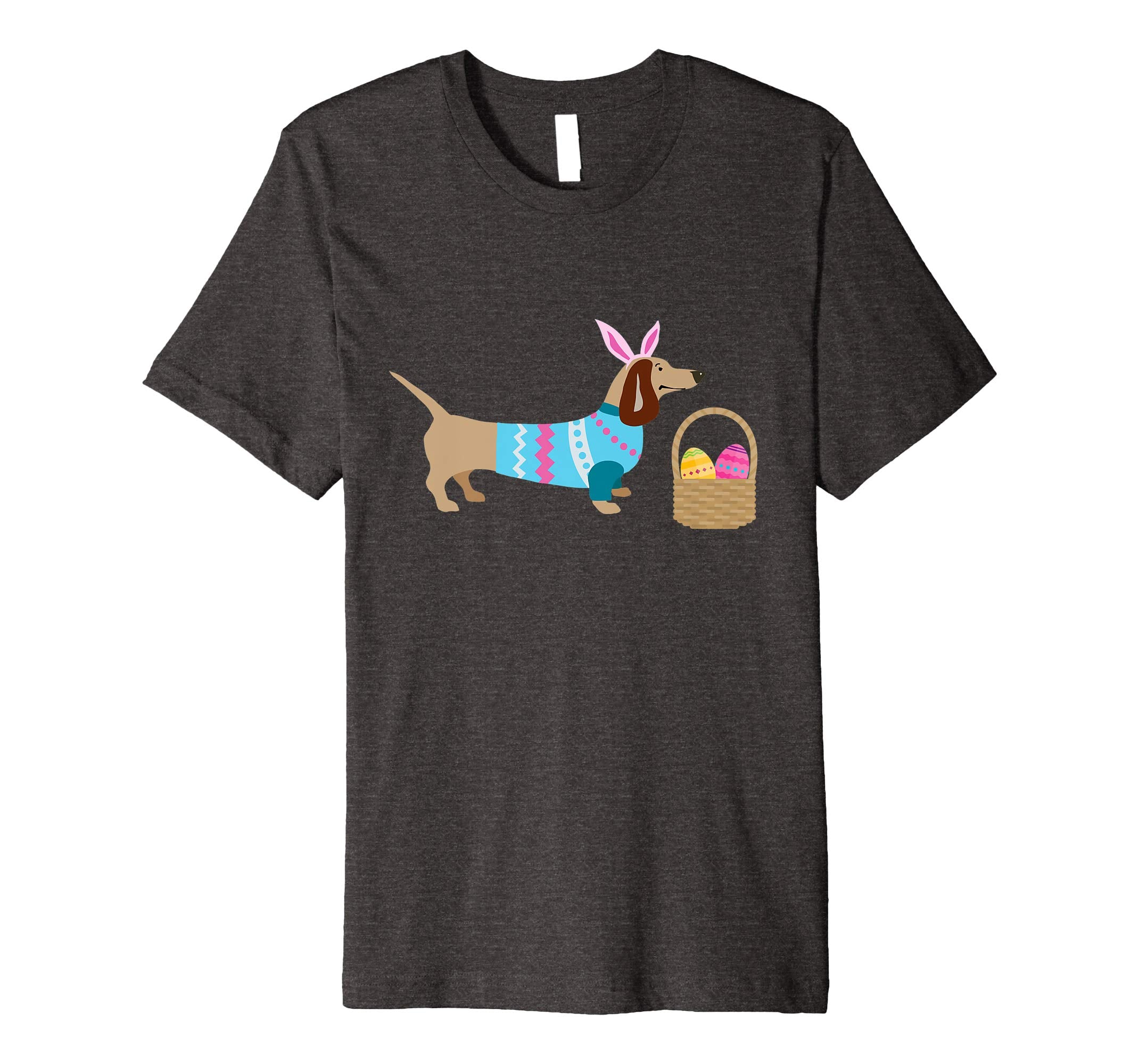 Weiner Daschund Easter T-shirt Doxie in Dog Dress