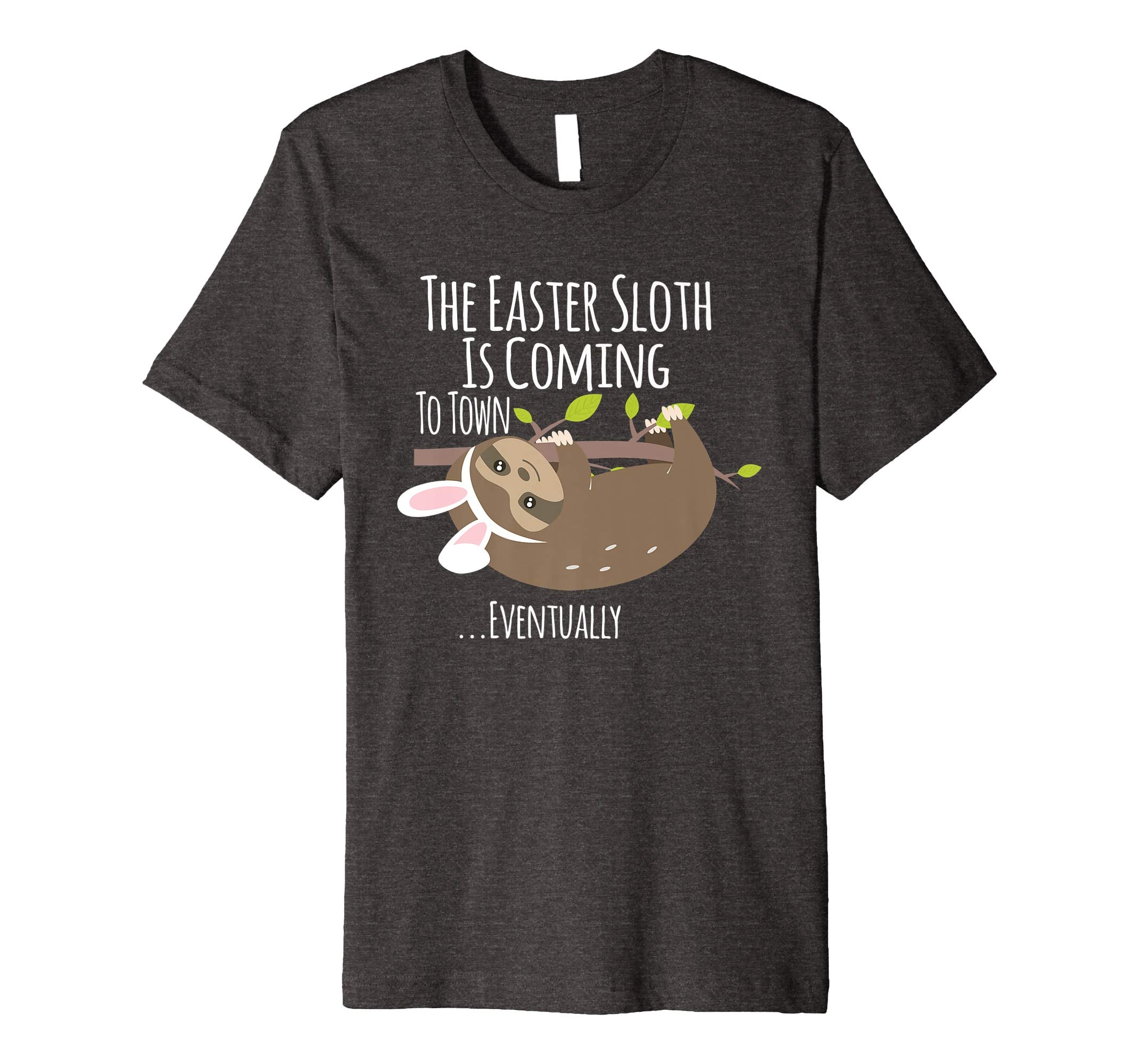 The Easter Sloth With Bunny Ears Funny T Shirt Easter Bunny