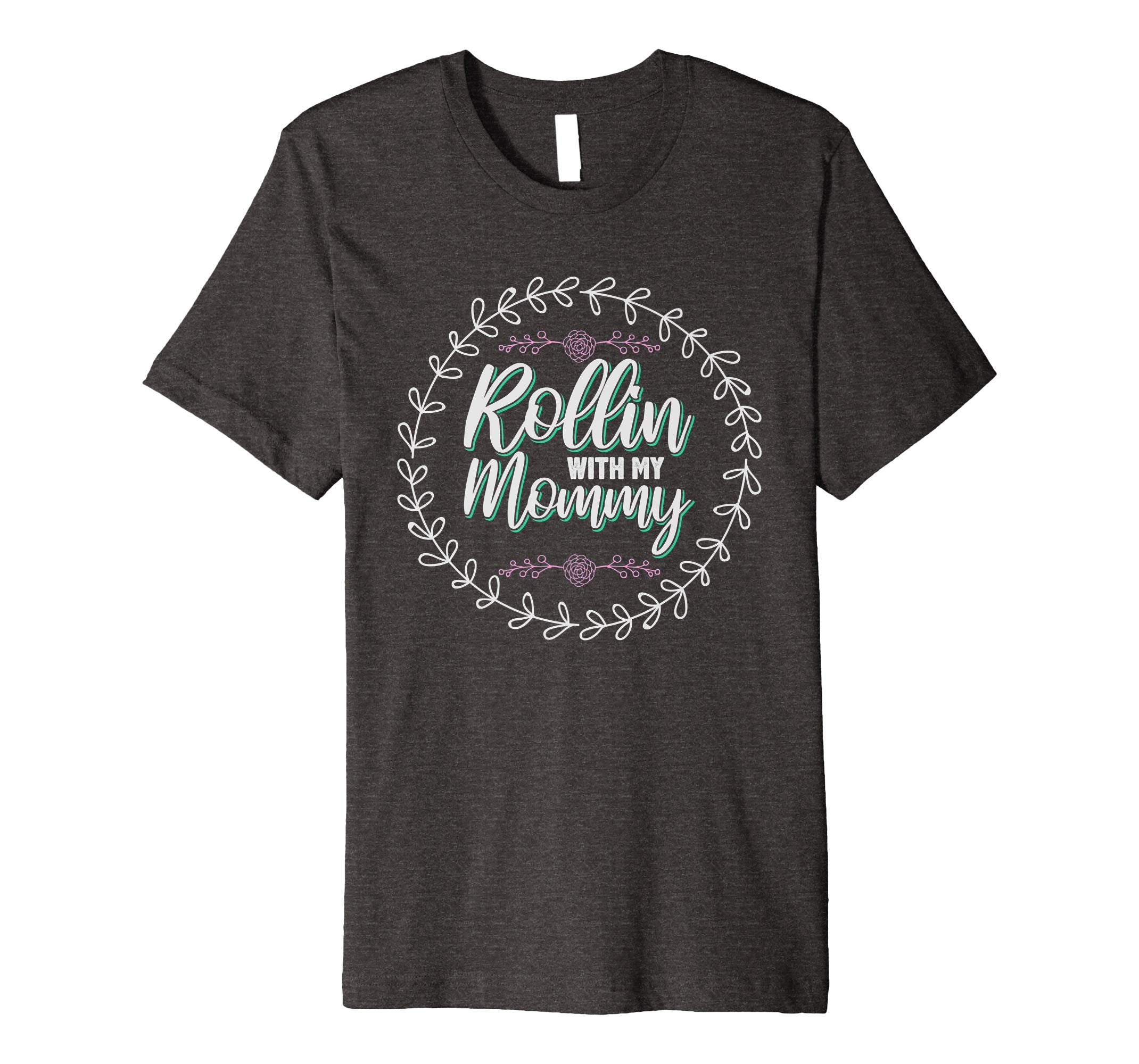 Mens Rolling With My Mommy T Shirt Easter Pregnancy Announcement