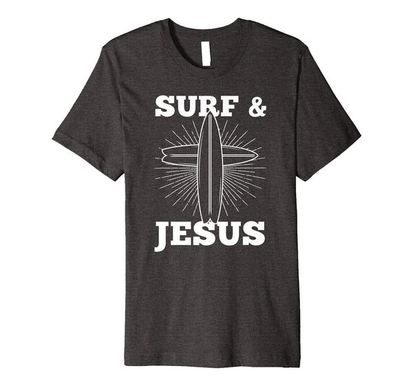 Surf And Jesus Christian Easter Bible Verse Gift T-Shirt