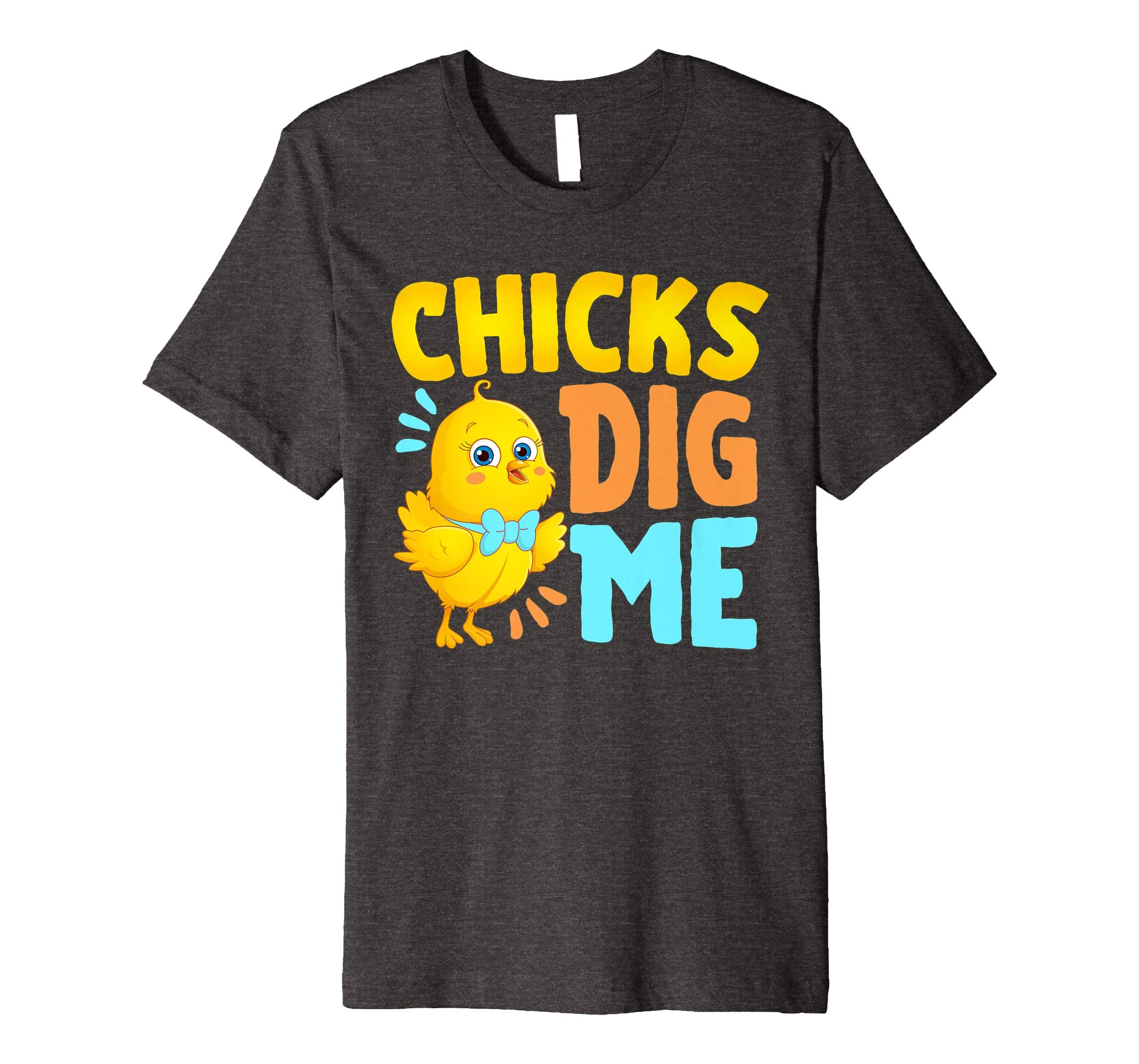 Chicks Dig Me Egg Hunt Happy Easter Kids Boys Girls T Shirt