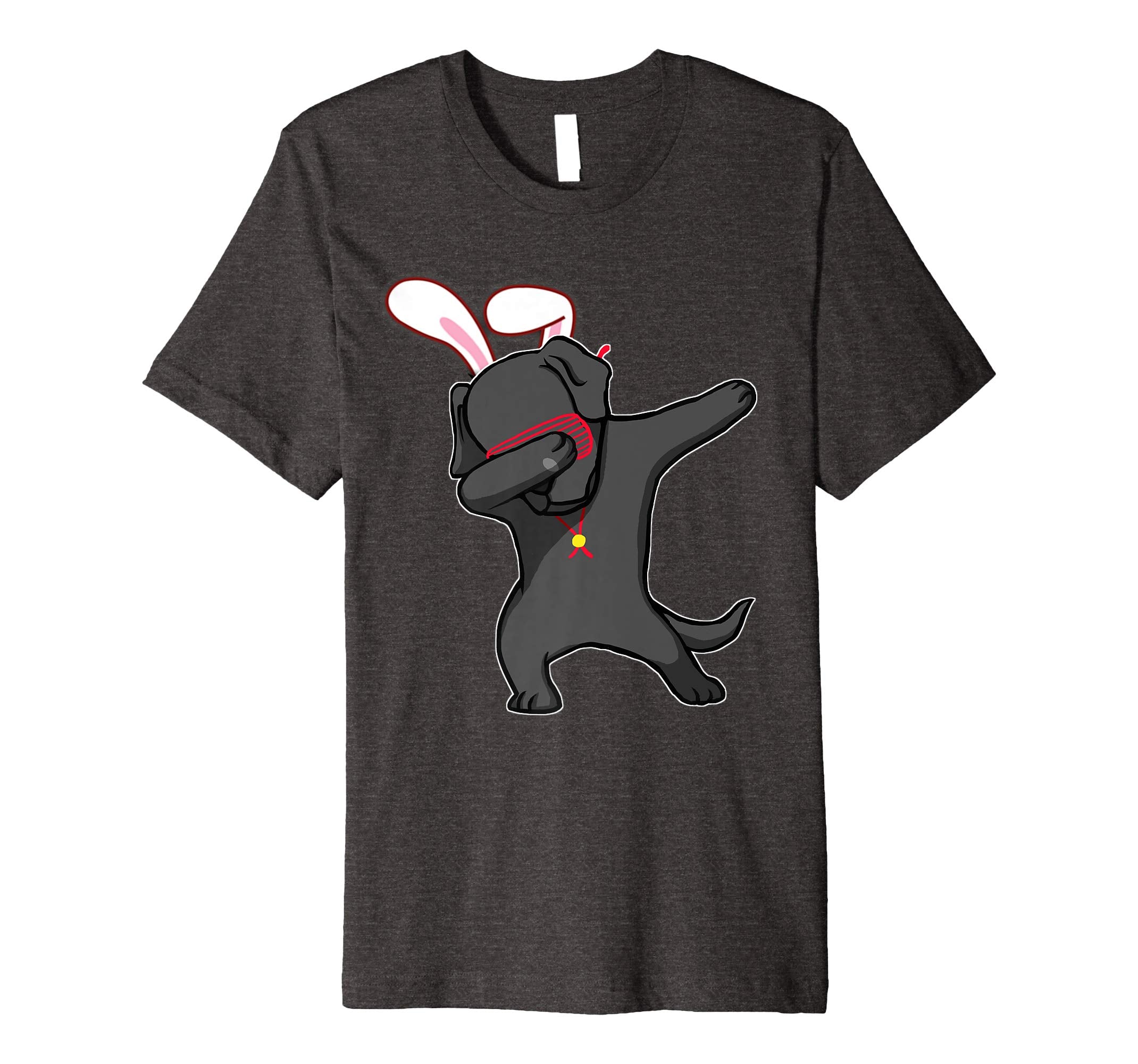 Easter Bunny Dabbing Labrador Dog Tshirt Rabbit Ears Gift