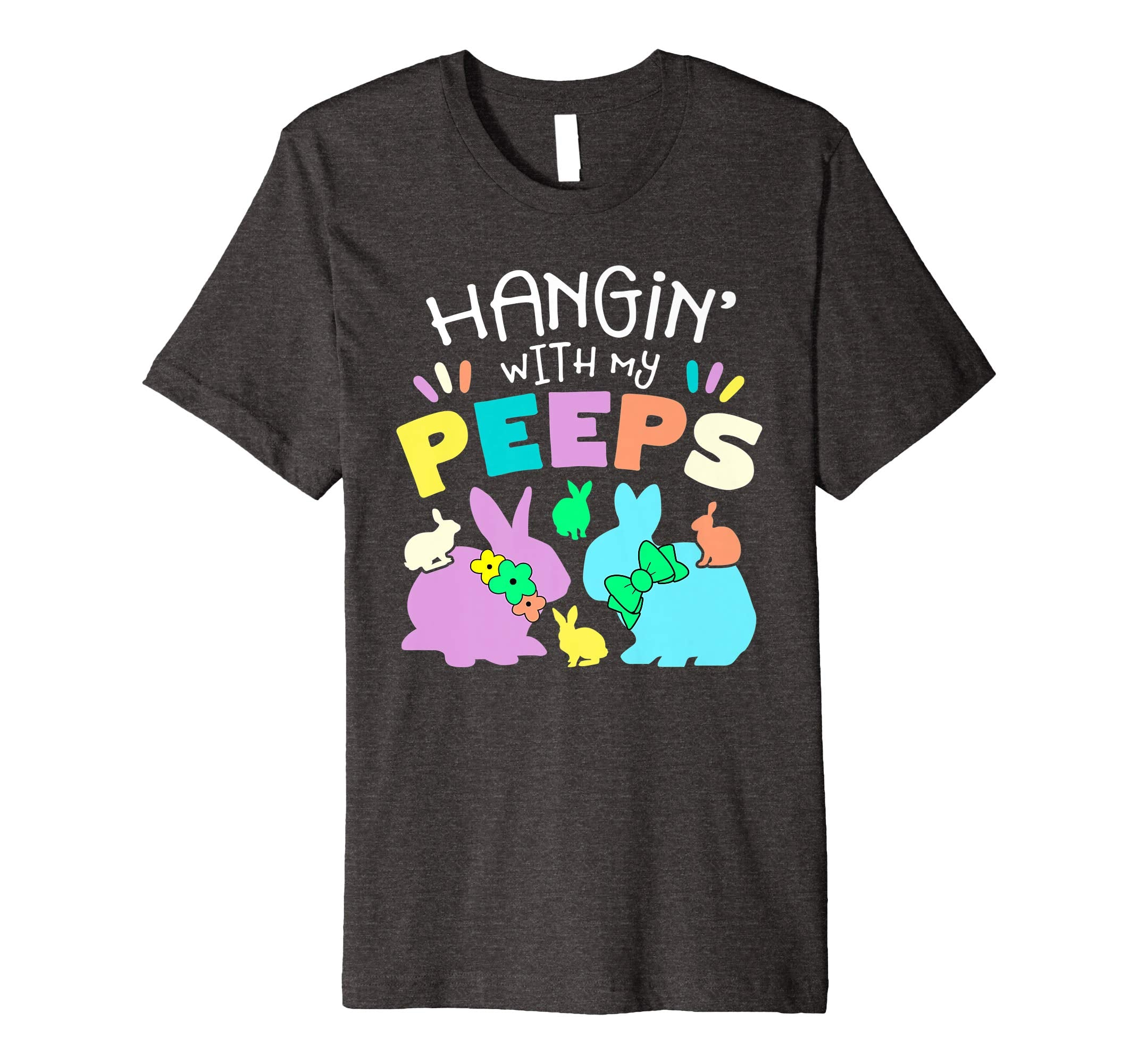 Hanging With My Peeps Happy Easter Kids Boys Girls T Shirt