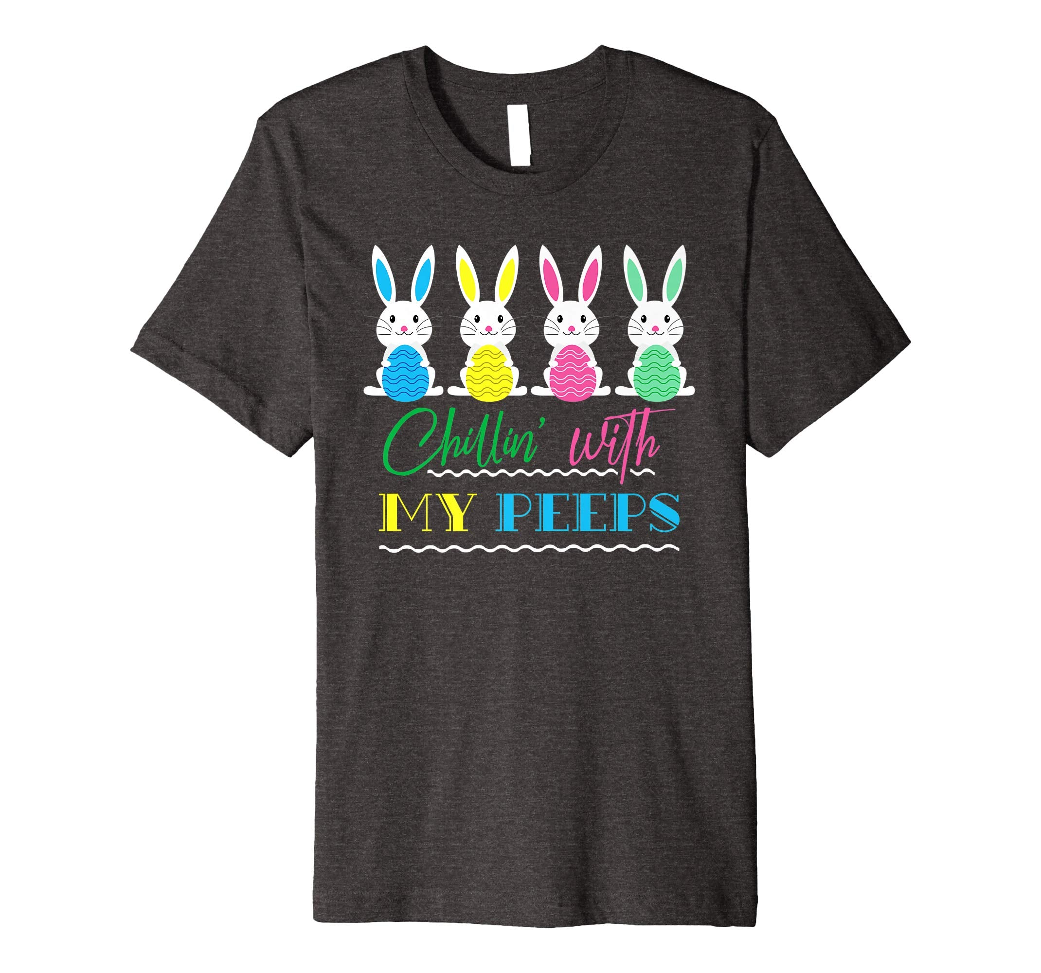 Funny Easter Chillin' with my Peeps Bunnies T-Shirt