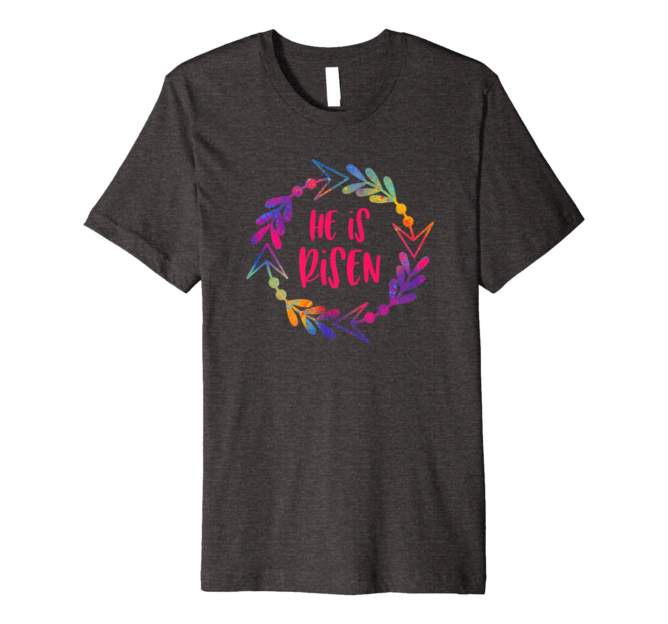 Christian Easter Shirt Bright Inspirational He Is Risen