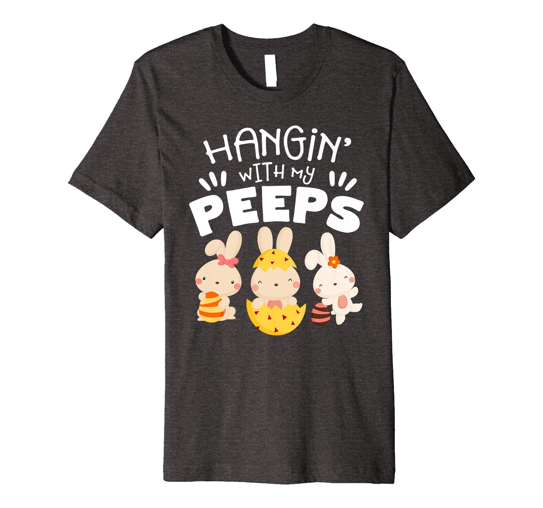 Hanging With My Peeps Happy Easter Kids Boys Girls T Shirt