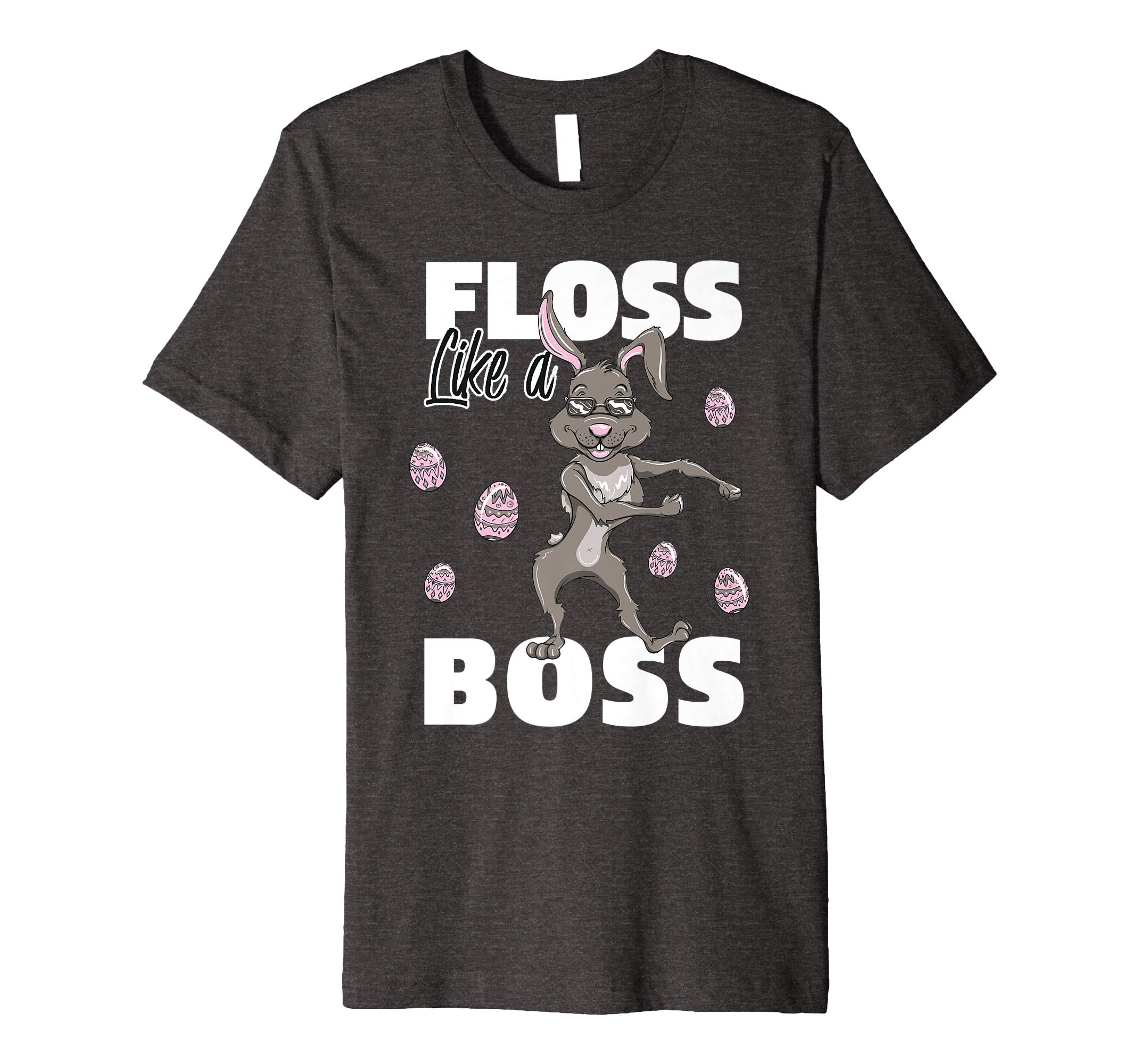 Boys Flossing Easter Bunny T-Shirt Kids Floss Like A Boss
