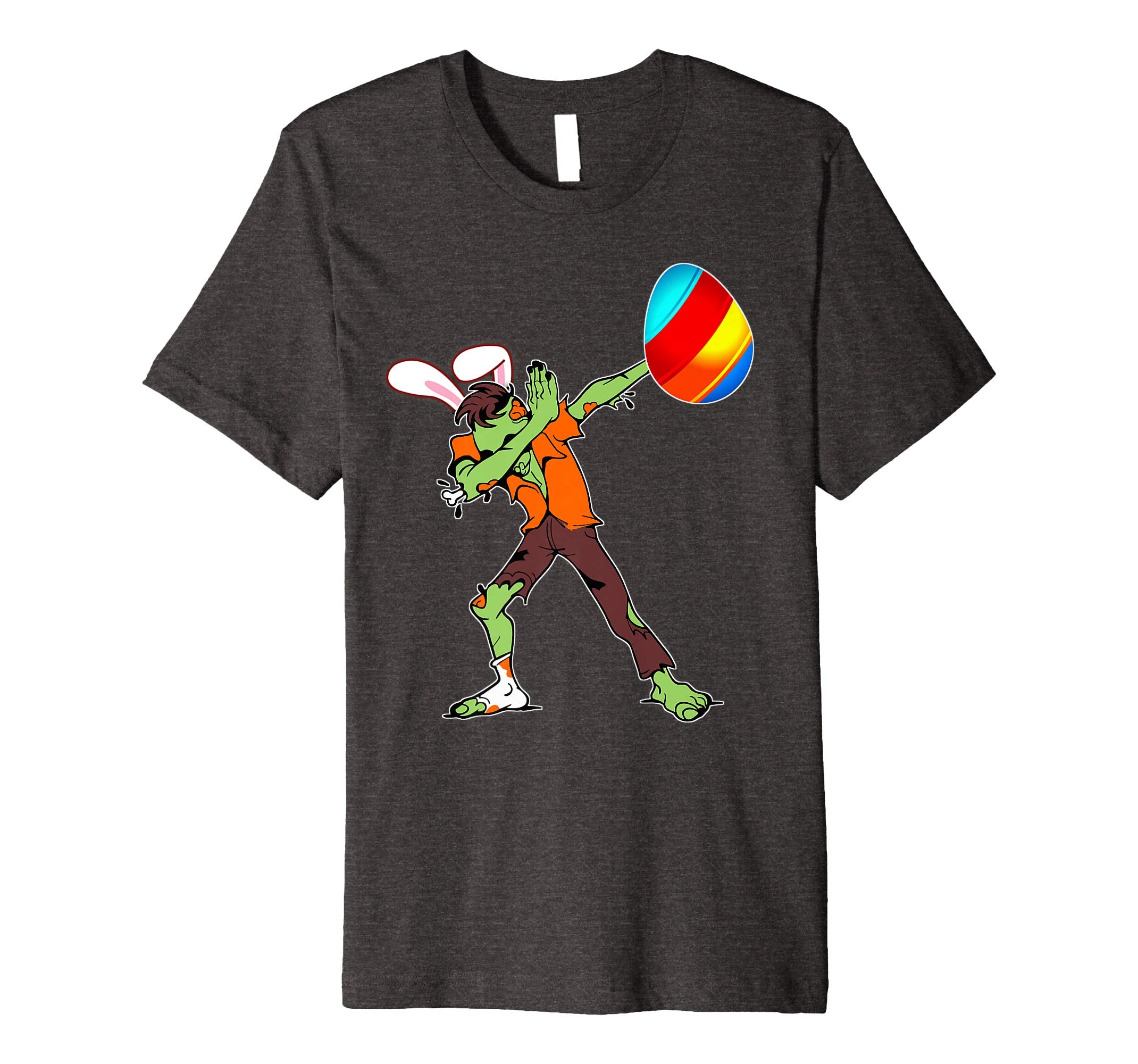 Easter Bunny Dabbing Zombie Tshirt Egg Ears Undead Gift