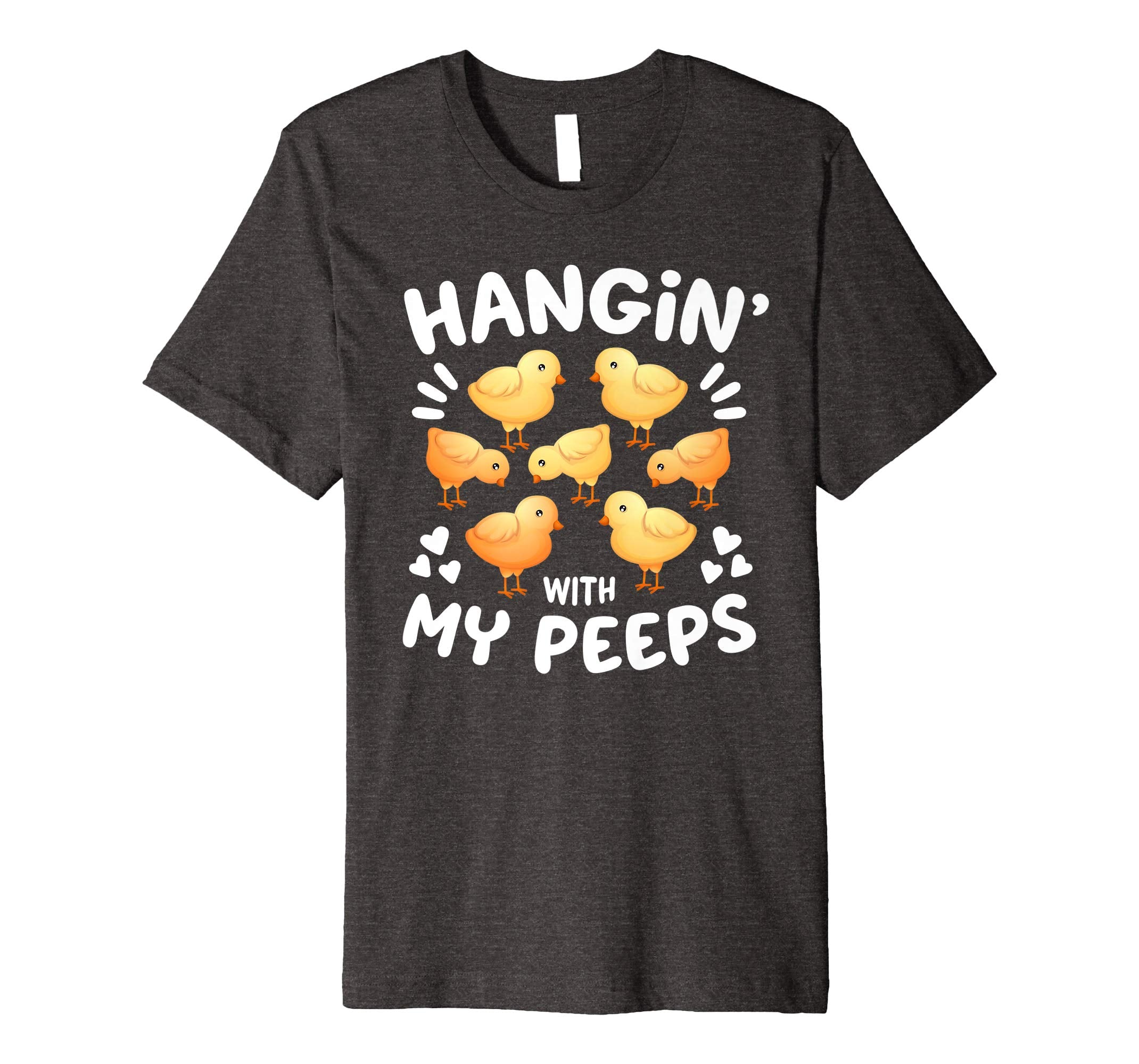 Hanging With My Peeps Happy Easter Kids Boys Girls T Shirt