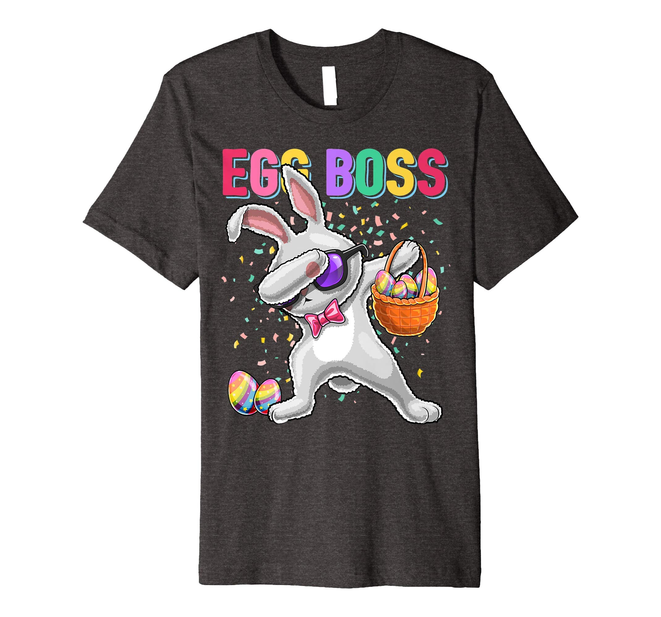 Egg Boss Dabbing Easter Bunny Shirt Easter Day Egg Gift Kids