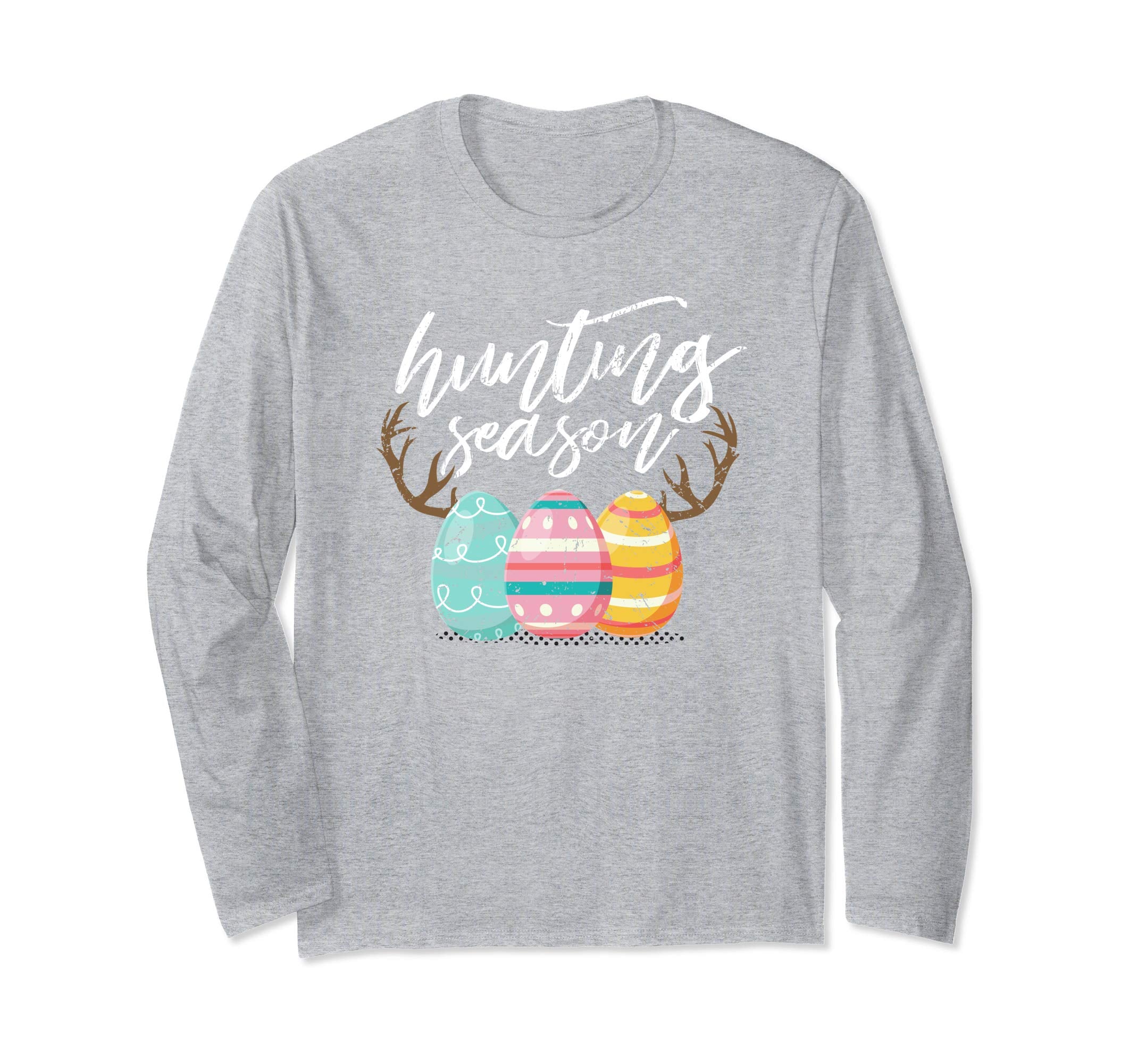 Hunting Season Easter Eggs Bunny Cute Gift Sleeves Shirt
