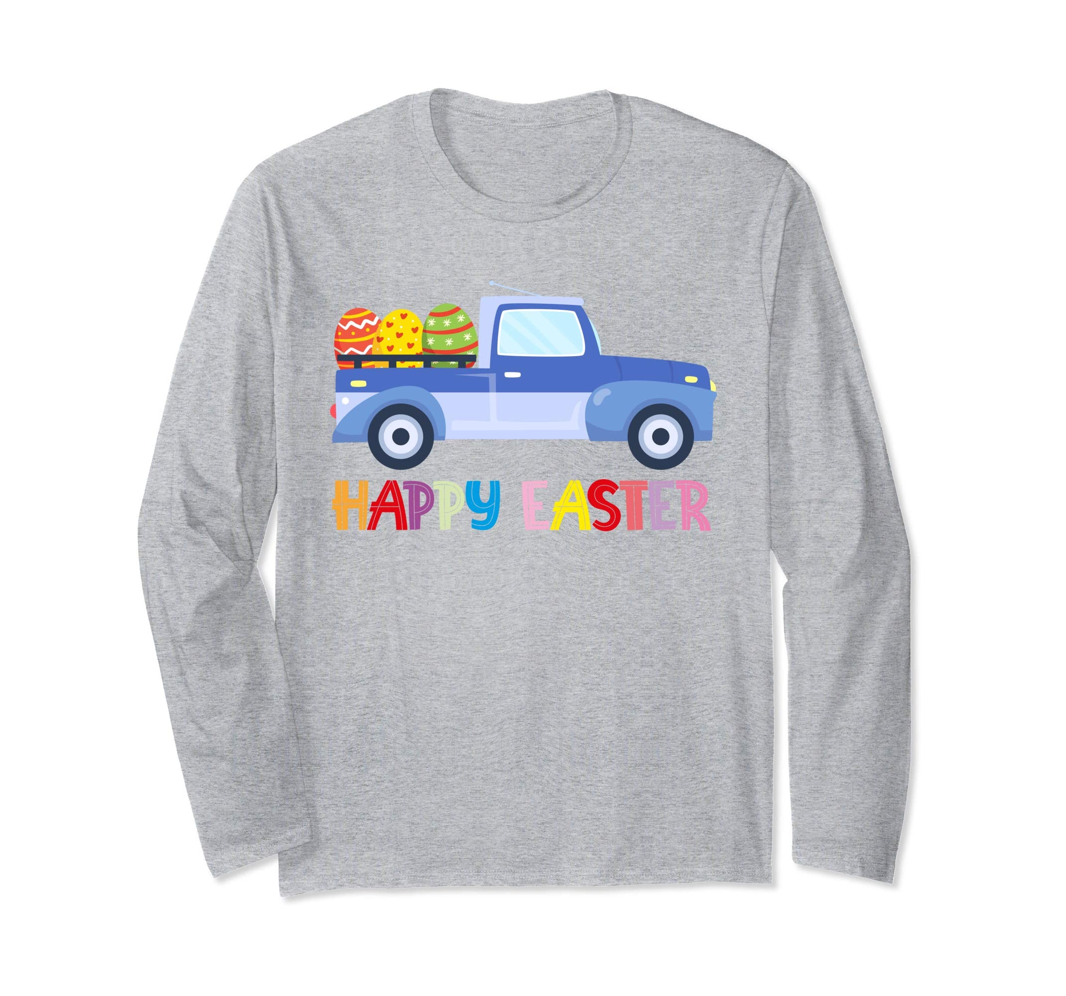 Happy Easter Truck Egg Hunt Is On Long Sleeve T Shirt Gift