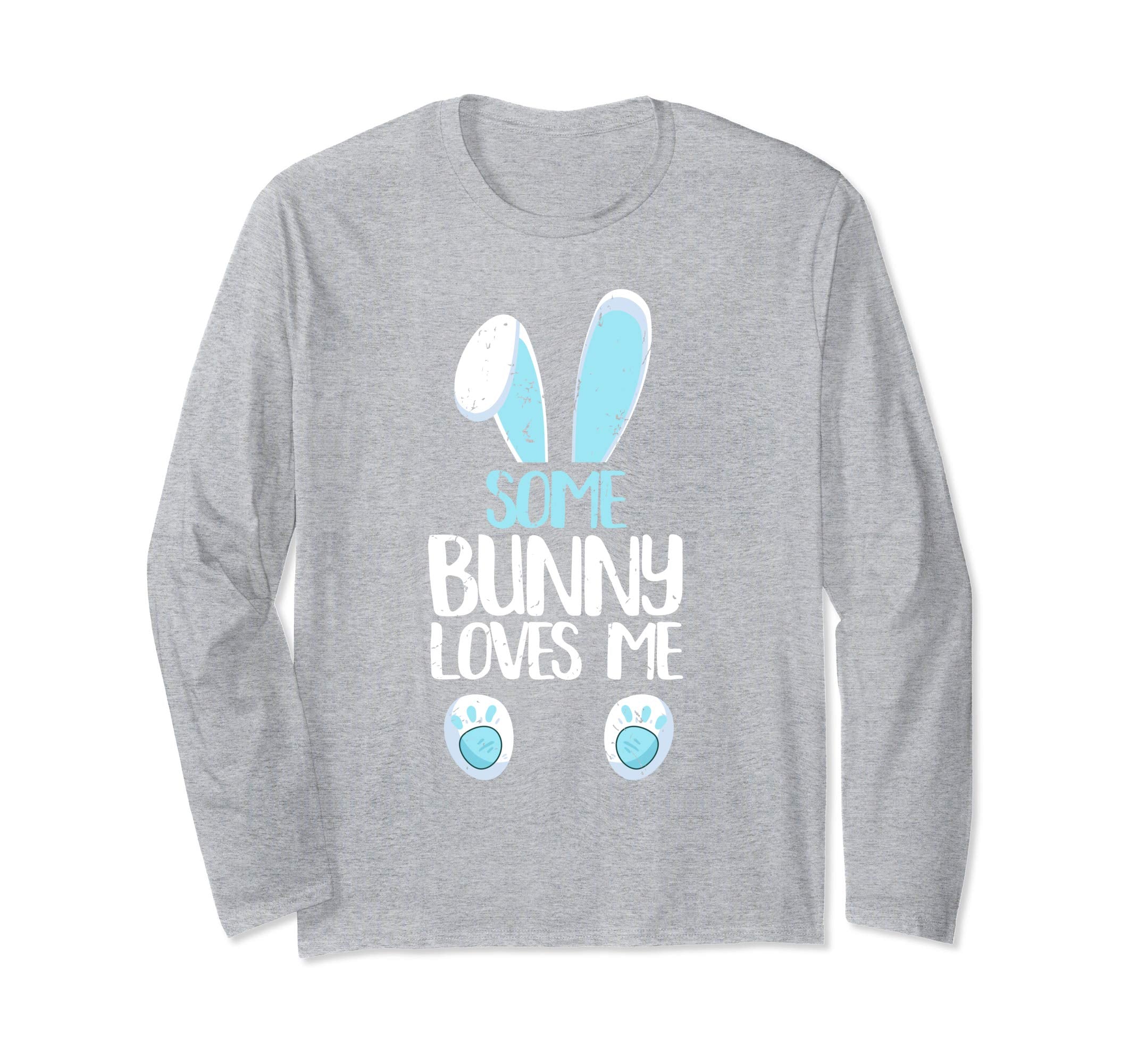Some Bunny Loves Me Cute Easter Couple Gift Sleeves Shirt
