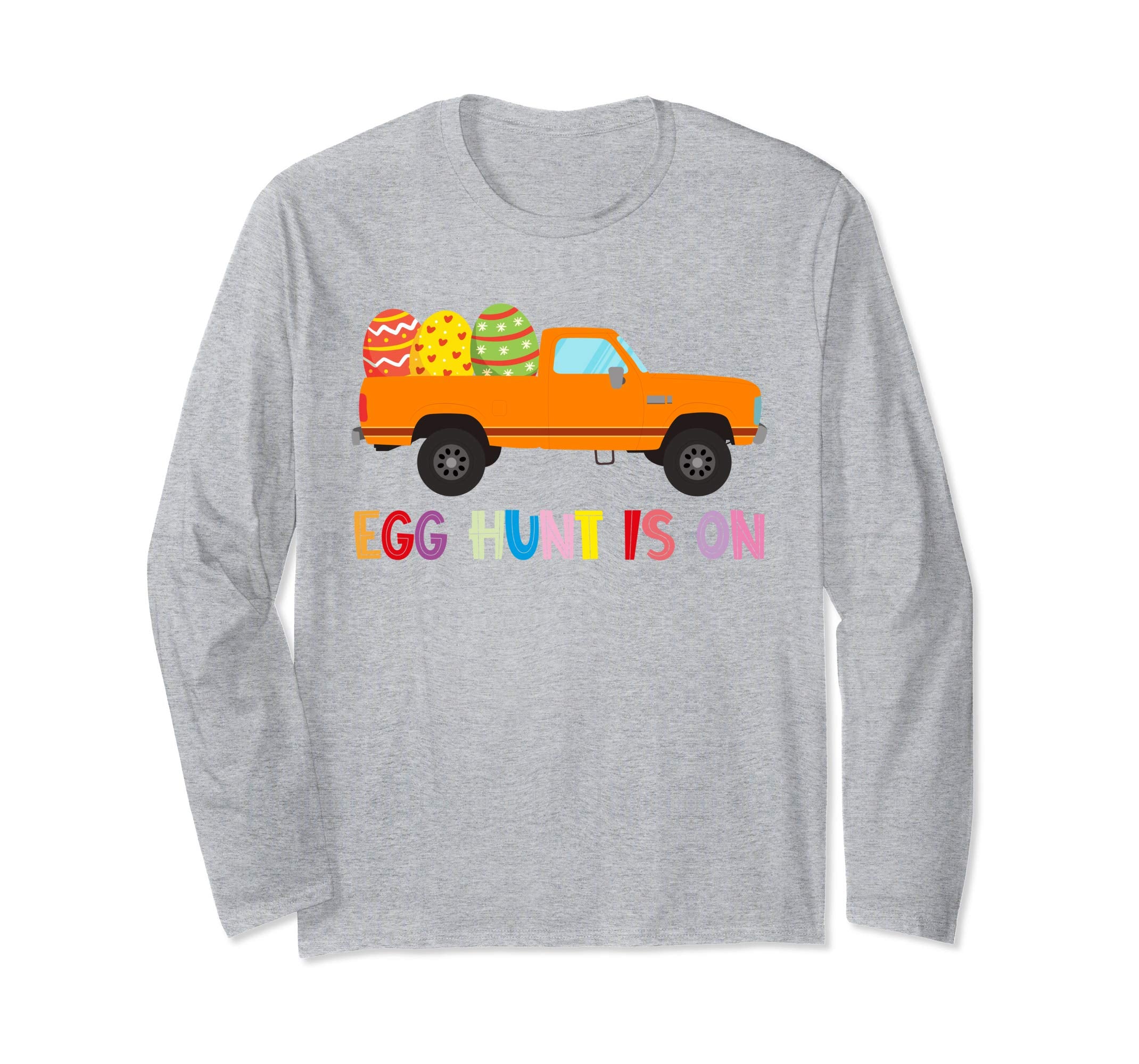 Happy Easter Truck Egg Hunt Is On Long Sleeve T Shirt Gift