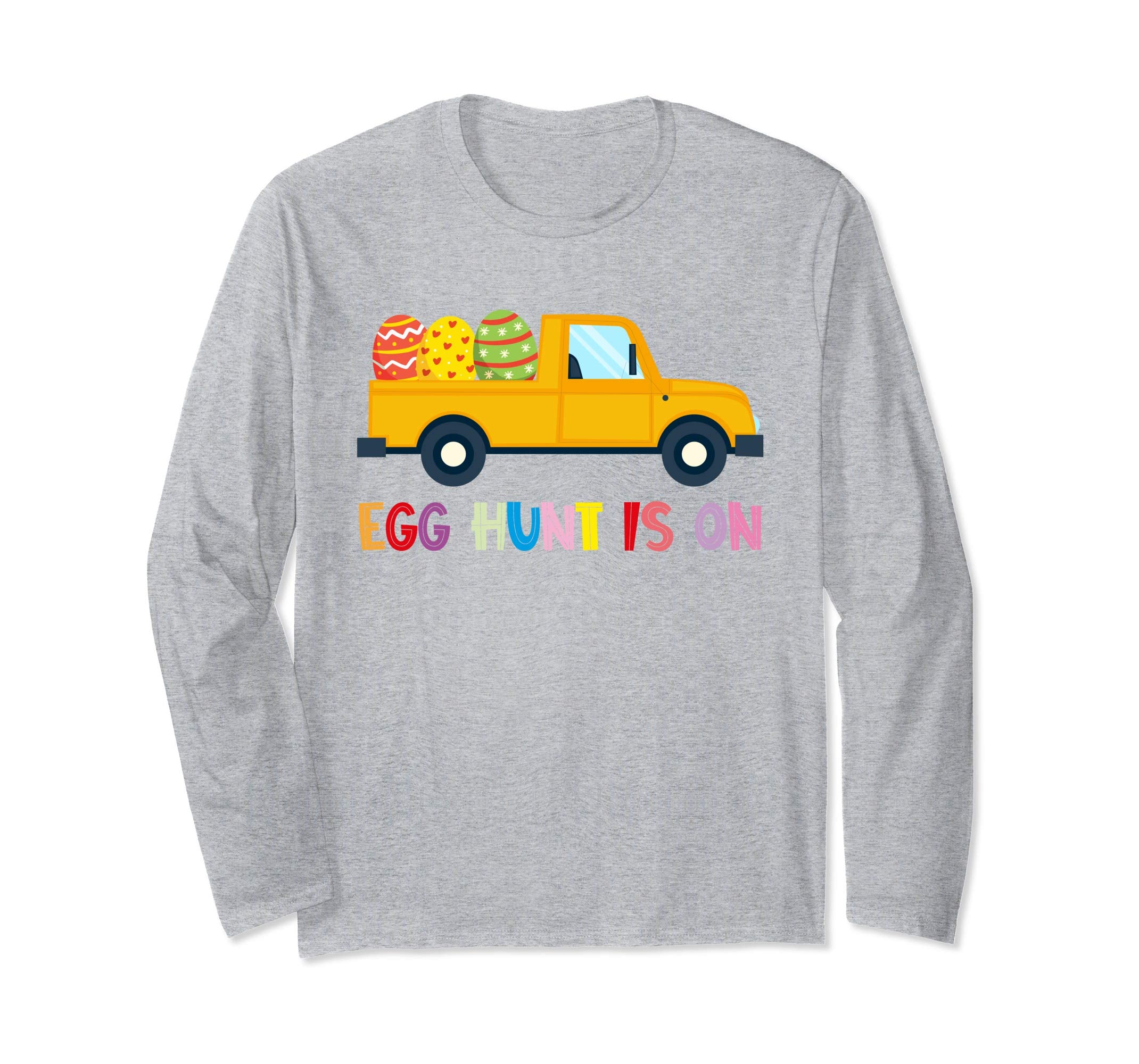 Happy Easter Truck Egg Hunt Is On Long Sleeve T Shirt Gift